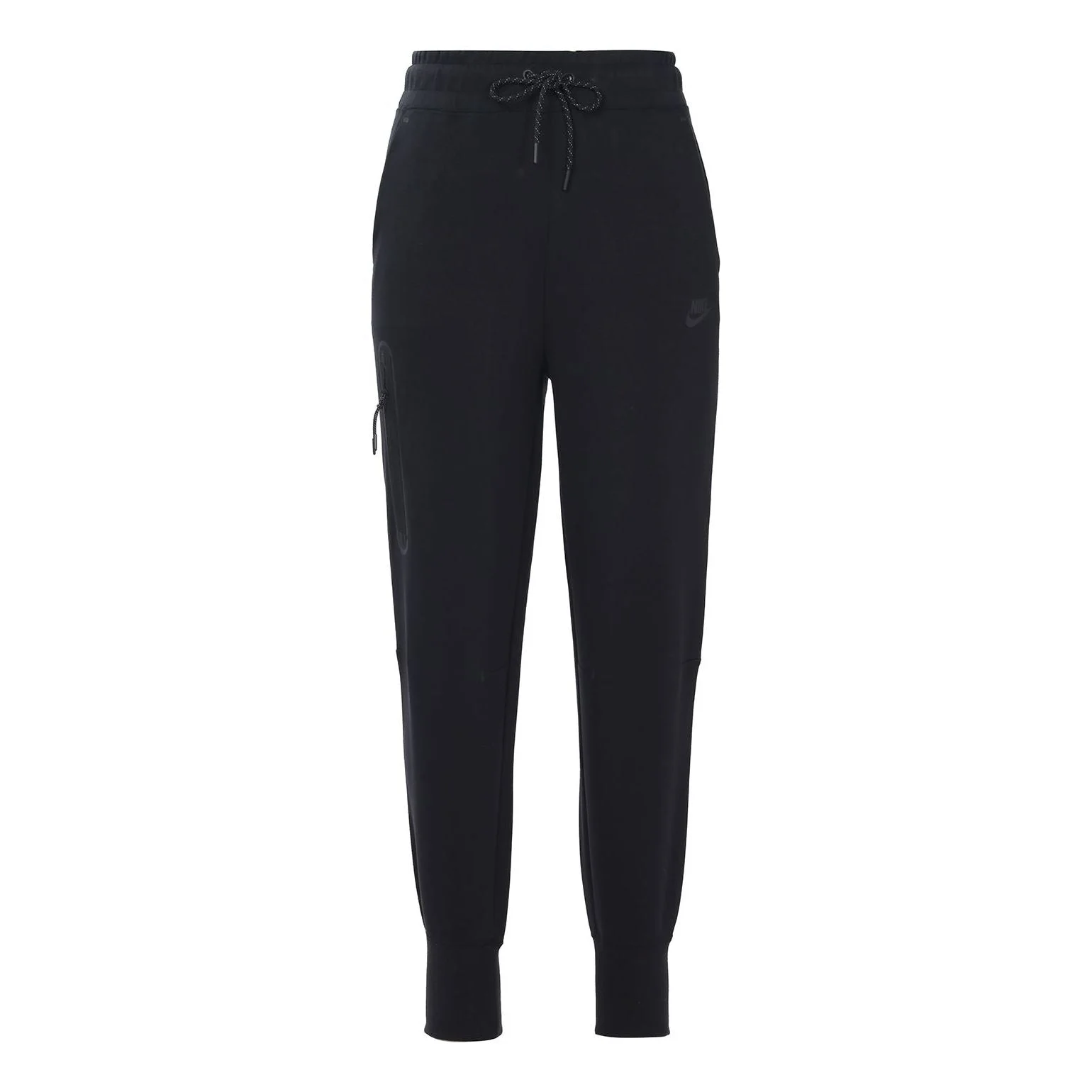 (WMNS) Nike Sportswear Tech Fleece Tee Black CW4293-010 - 1