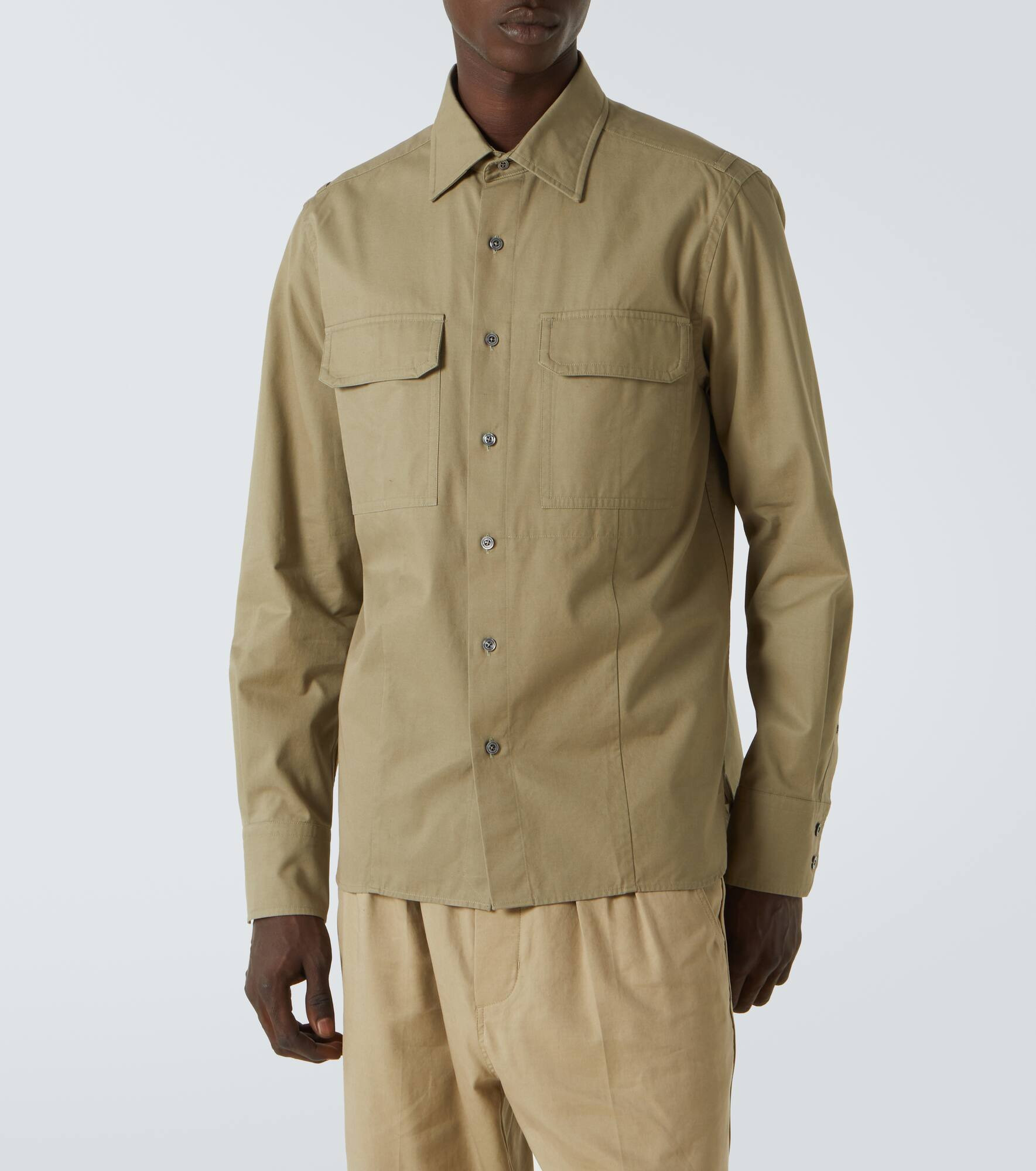 Cotton twill shirt - 3