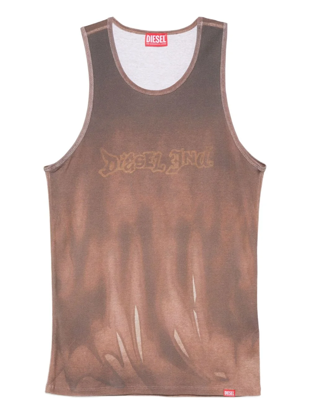 logo-print sleeveless vest - 1