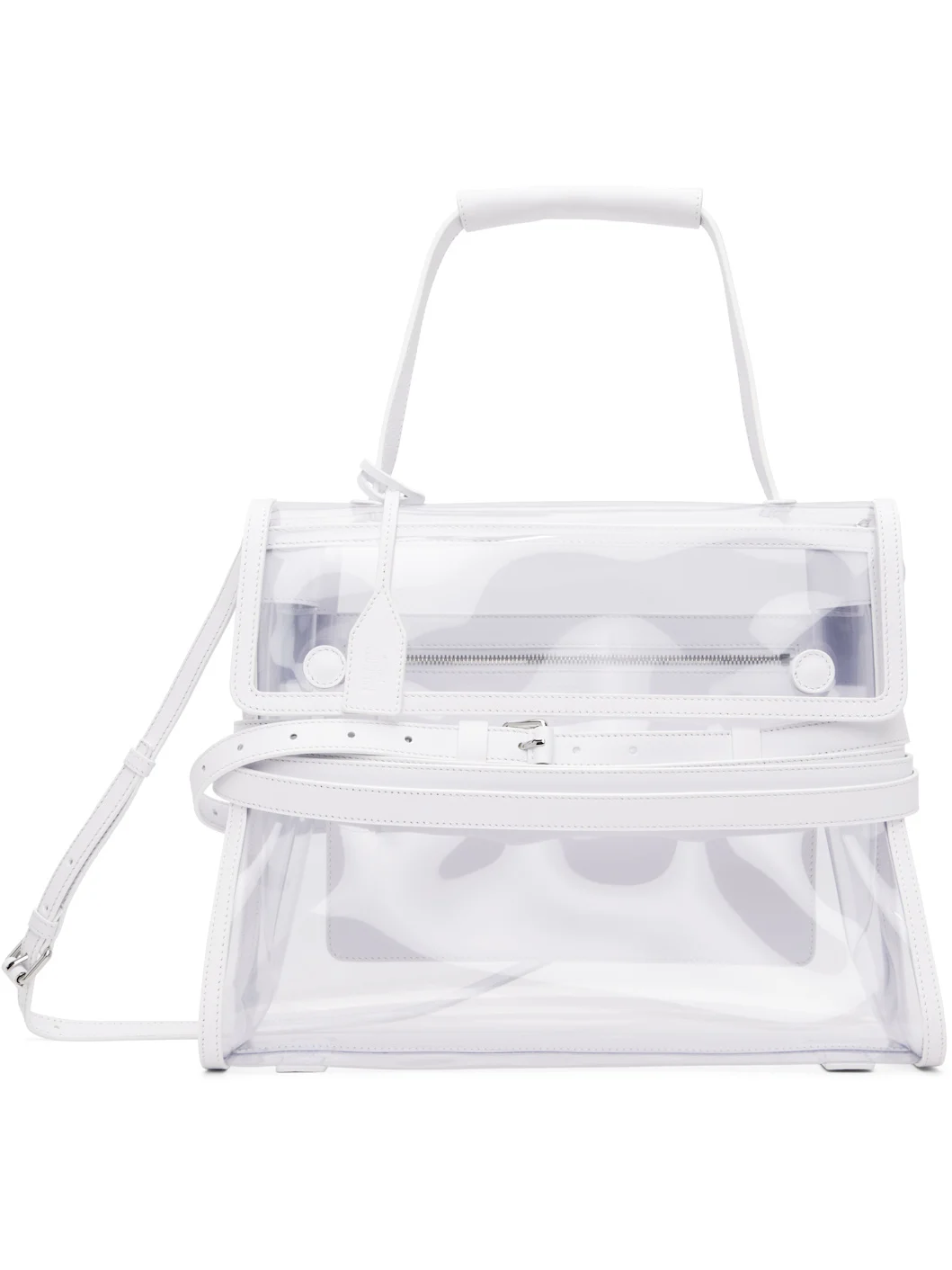 White 'Tie Me' Medium Bag - 1