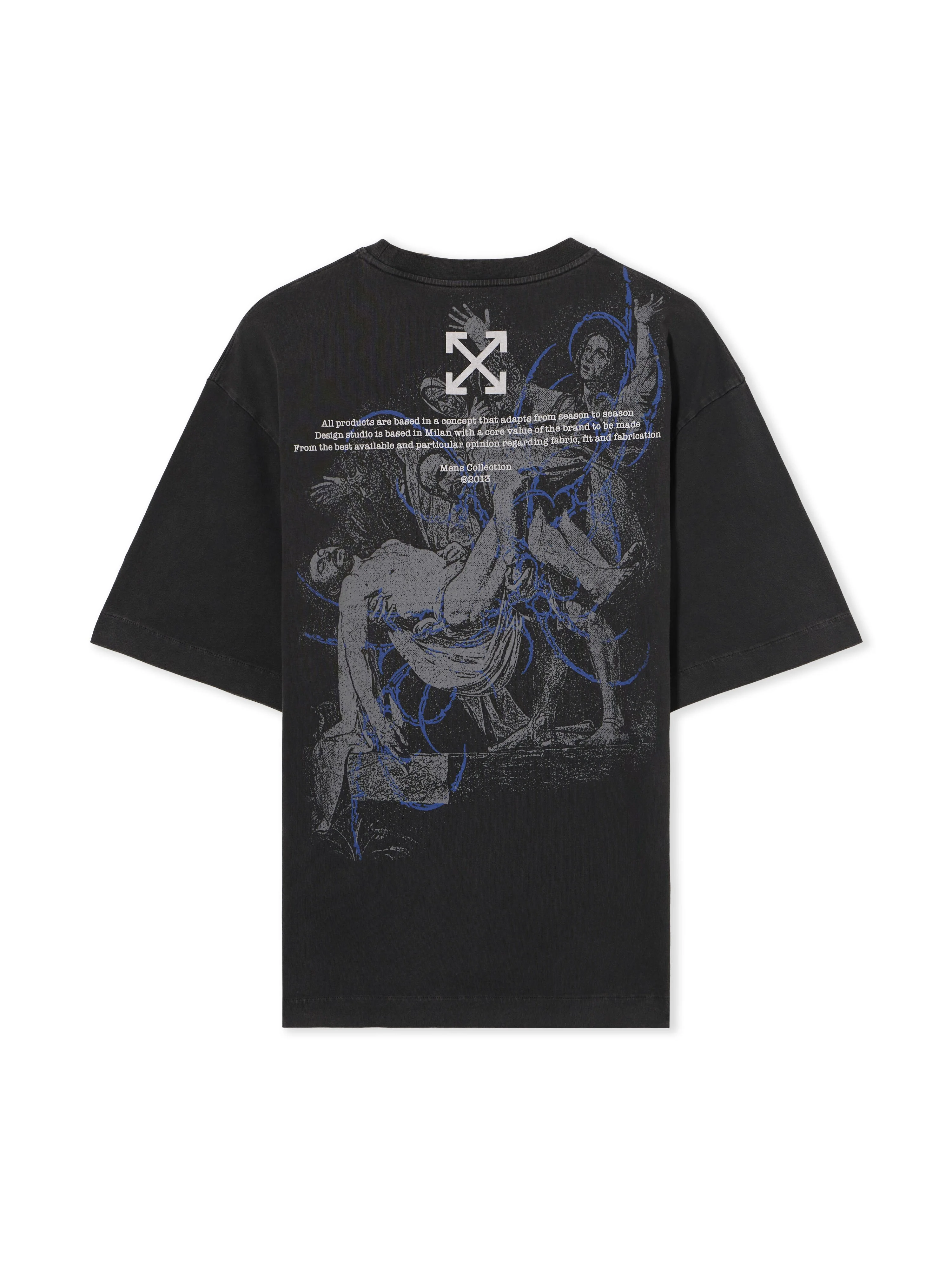 Faded Painting Skate Logo T-Shirt - 1