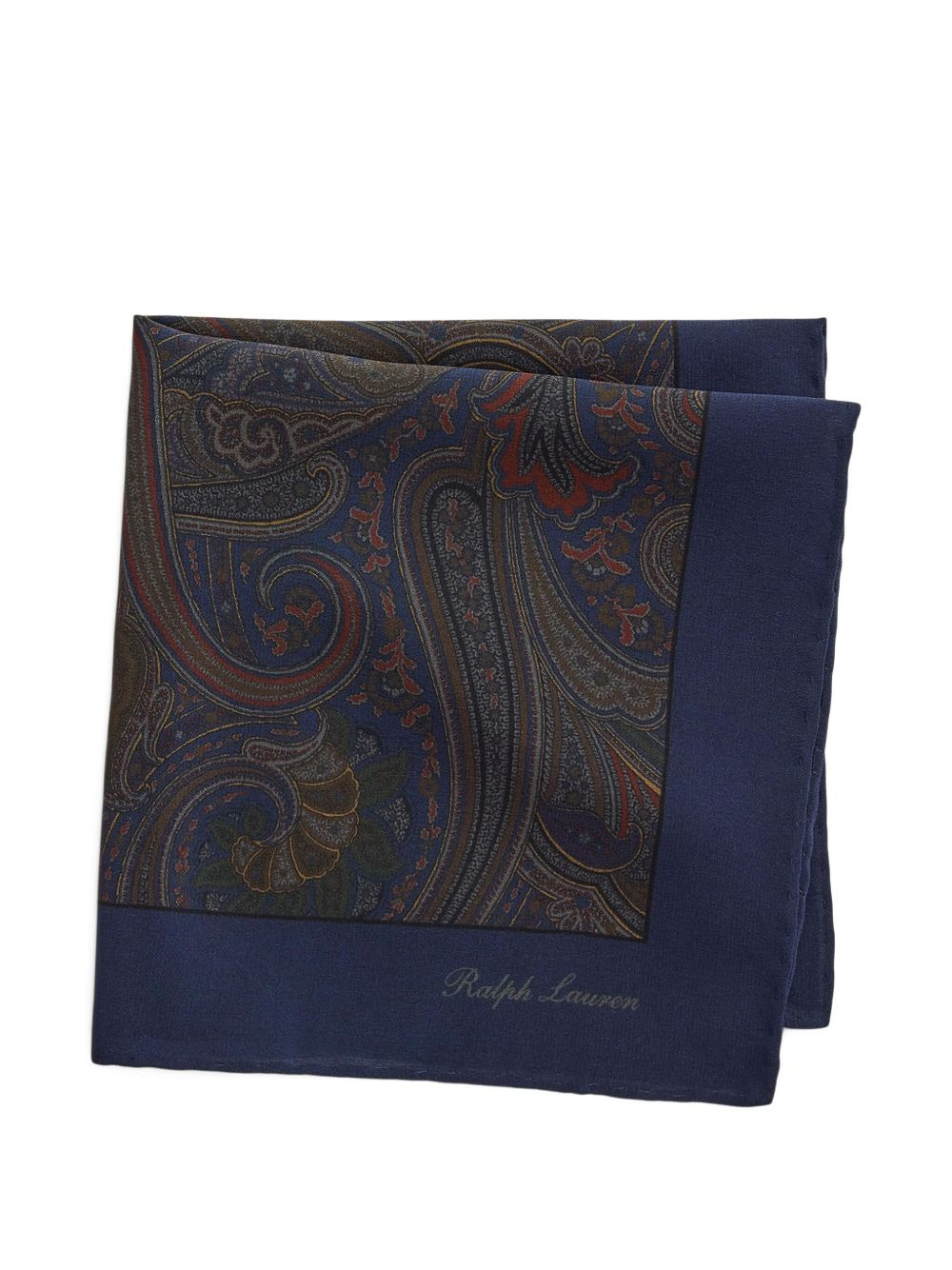 paisley-print pocket square - 2