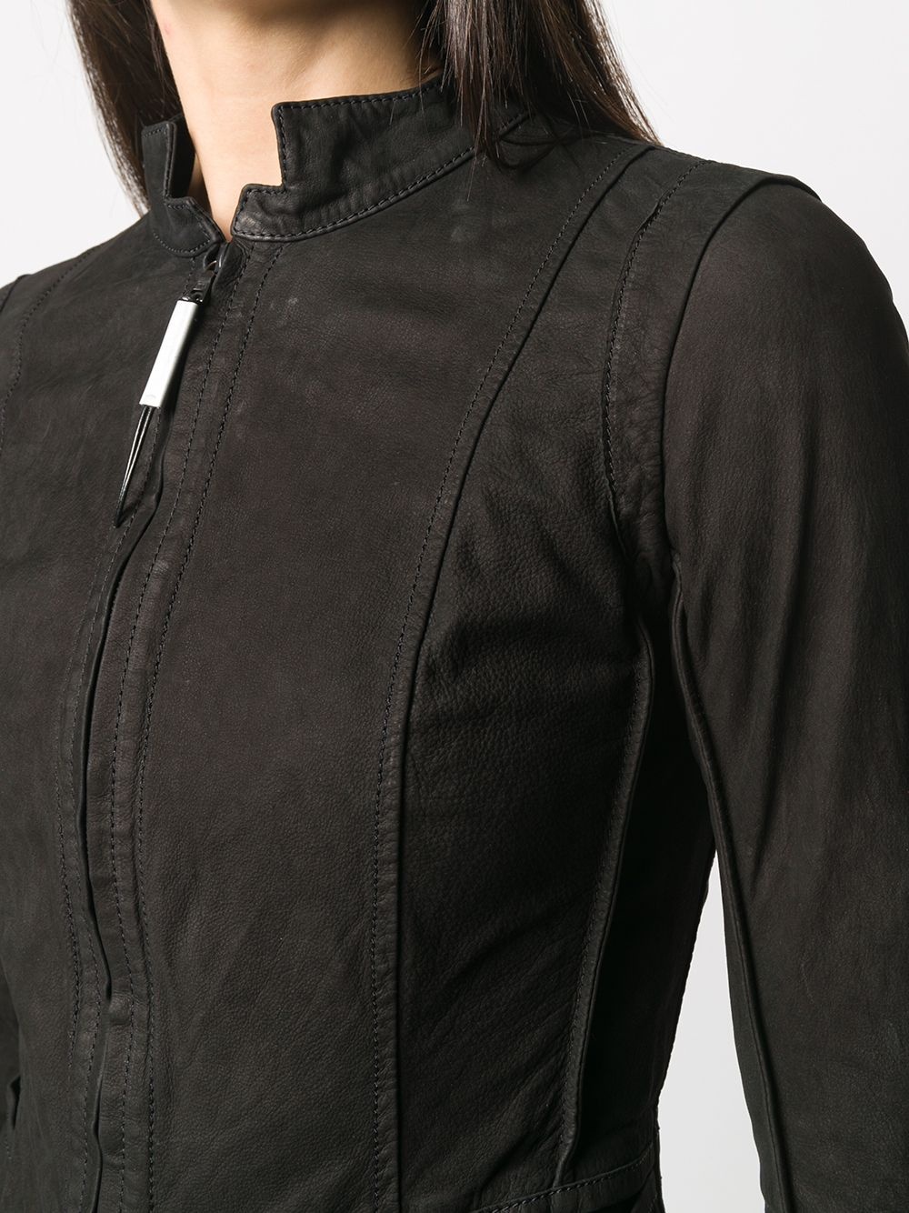 fitted zip-up jacket - 5