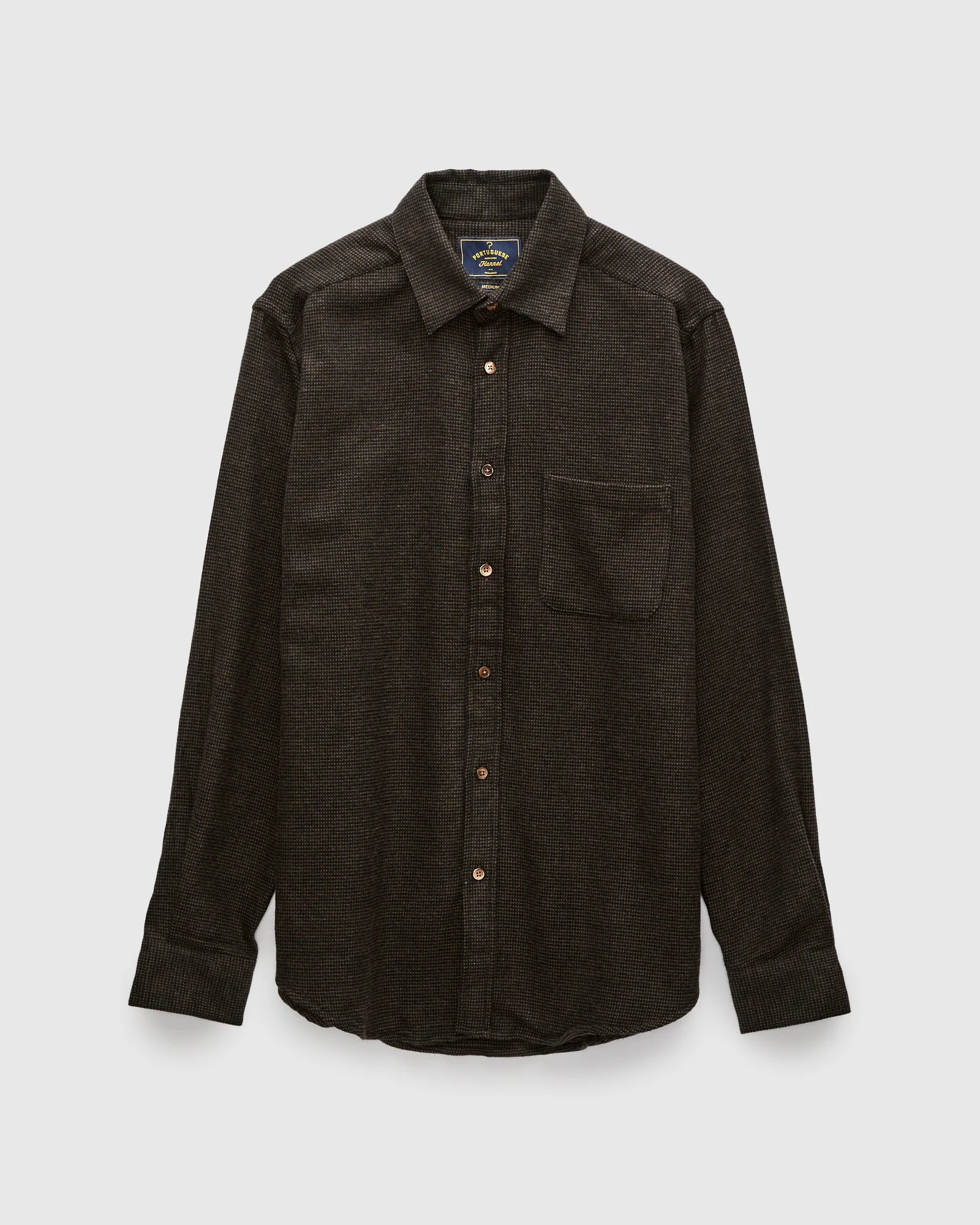 Sounds Button-Up Shirt in Brown - 1