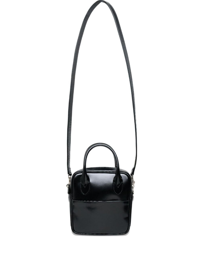 mini leather tote bag 1