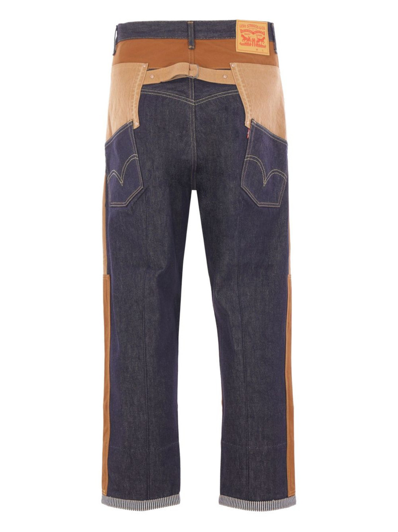 Junya Watanabe MAN patchwork canvas jeans outlook