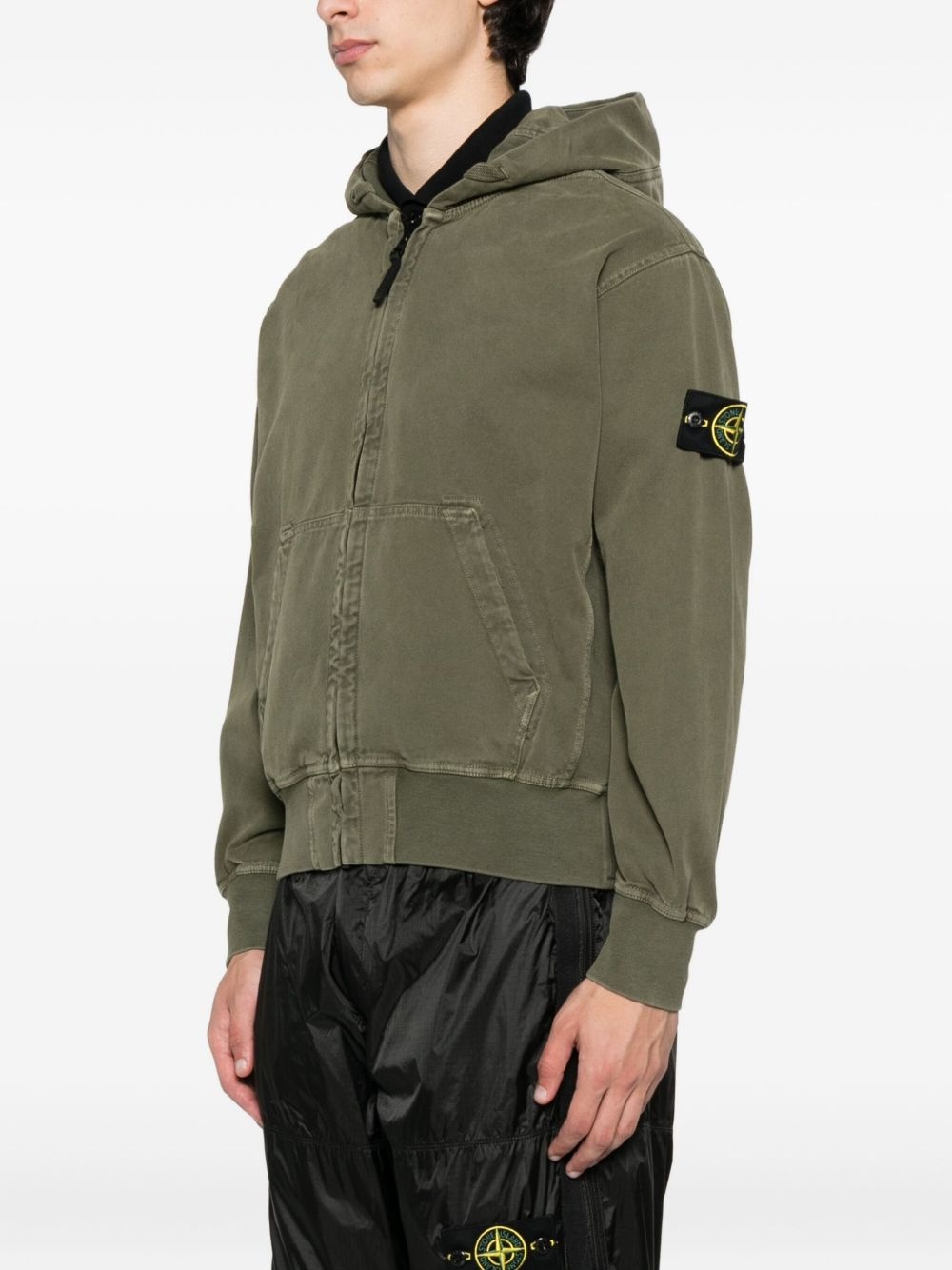 zip-up hoodie - 3