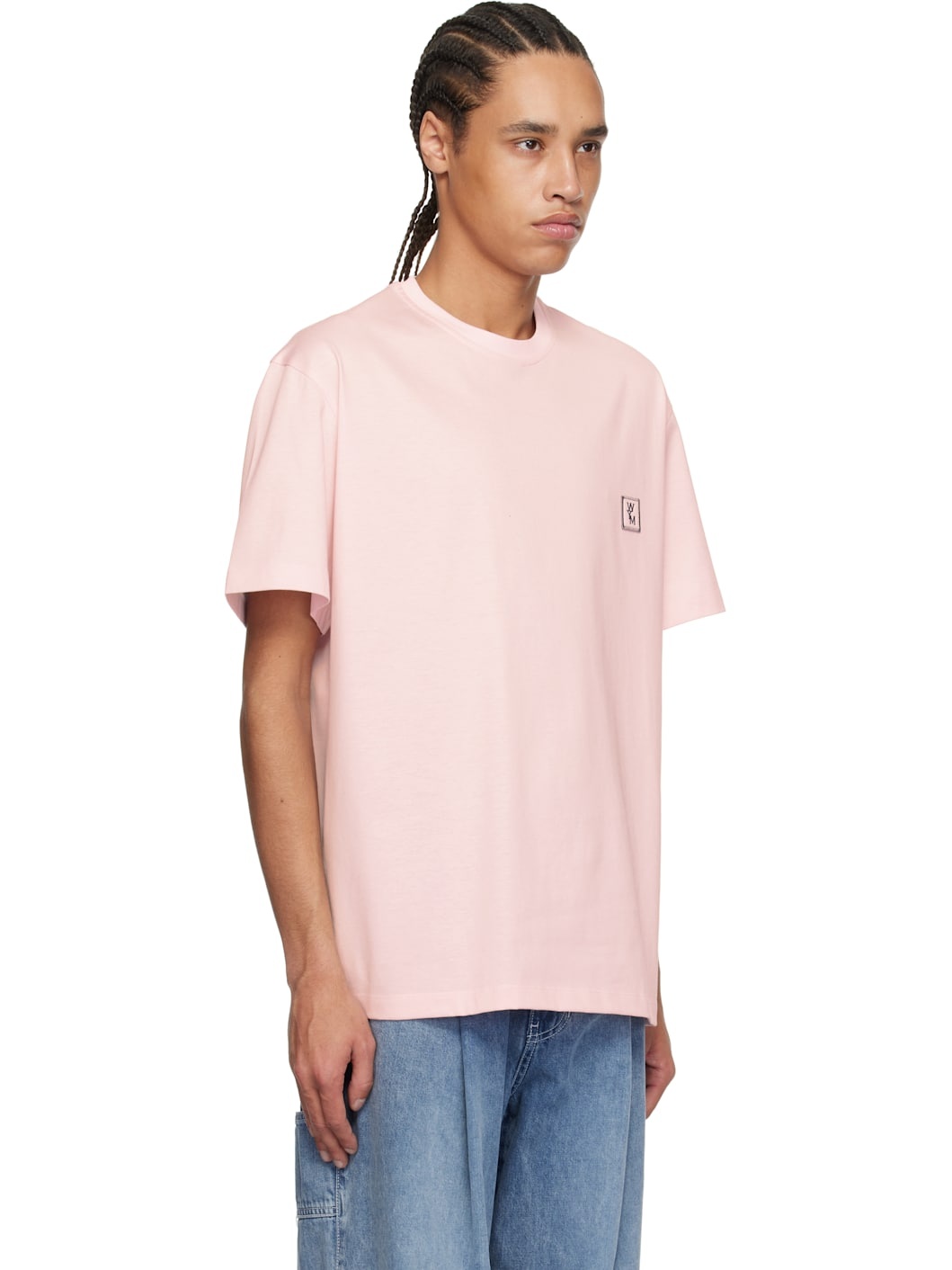Pink Cotton Back Logo T-shirt - 2