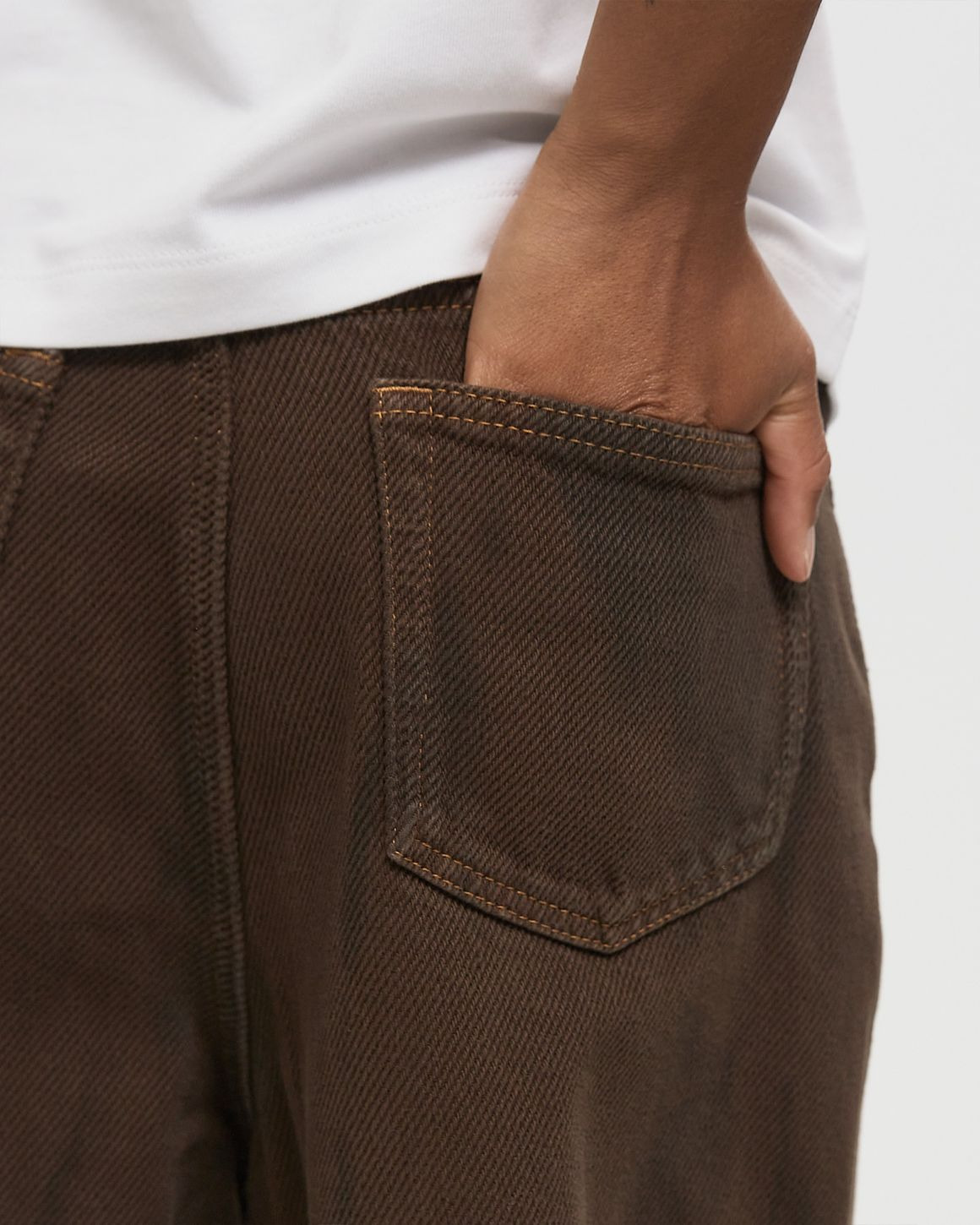 Overdyed Heavy Denim Baggy Jeans - 5