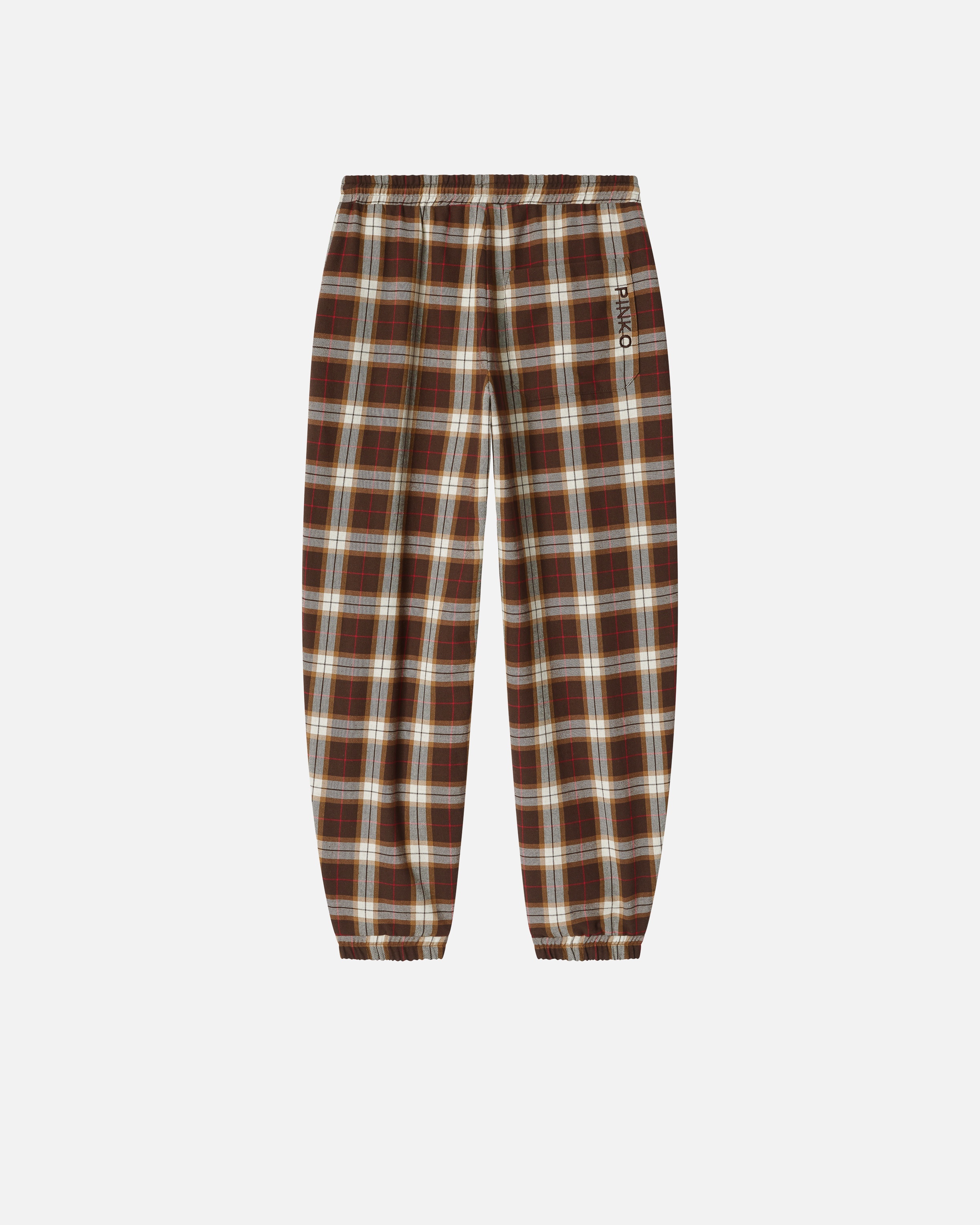 PLAID BALLOON TROUSERS - 6