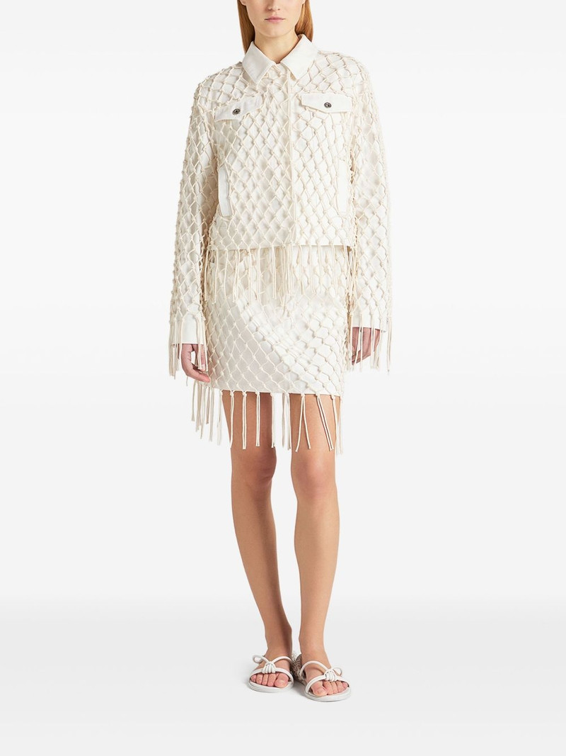 Ports 1961 Weaving-Inspired skirt outlook