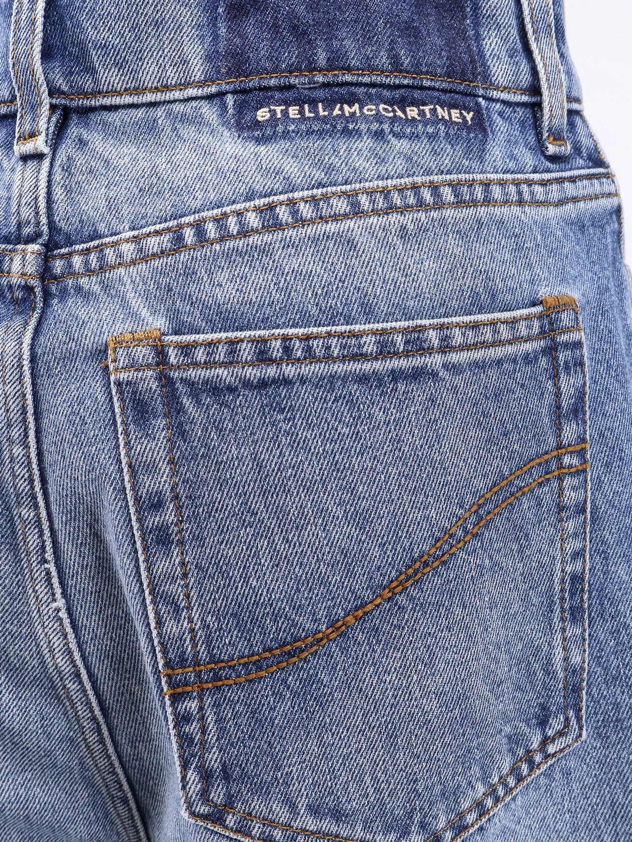 VINTAGE BLUE SUSTAINABLE COTTON JEANS - 3