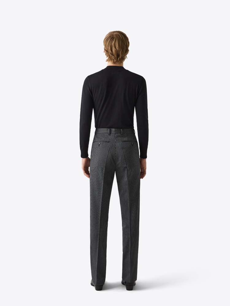 TROUSER 77 BLACK BRIT STRIPE - 3