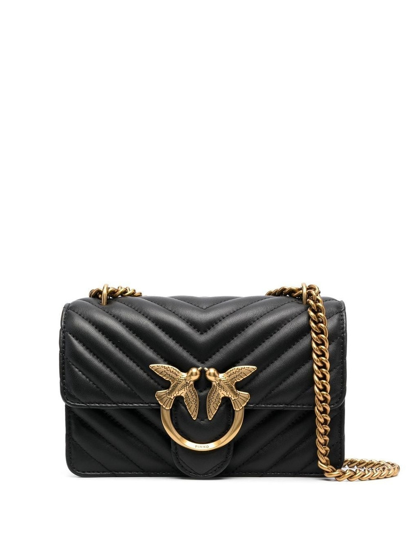 Lovebird quilted shoulder bag 1