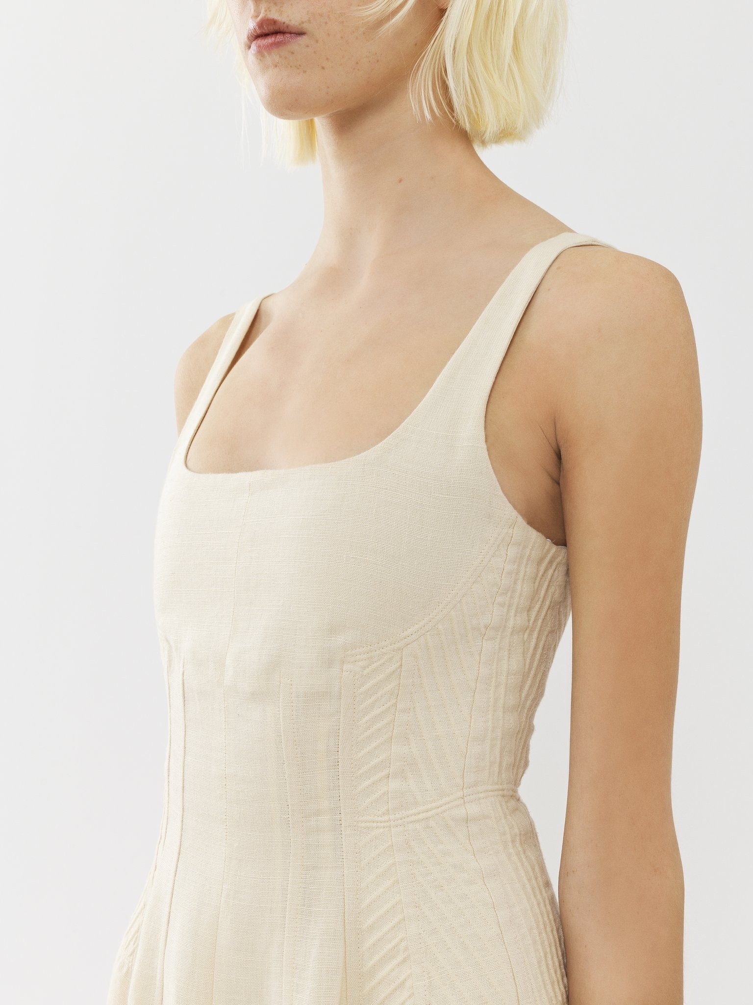 SLEEVELESS MIDI DRESS - 5