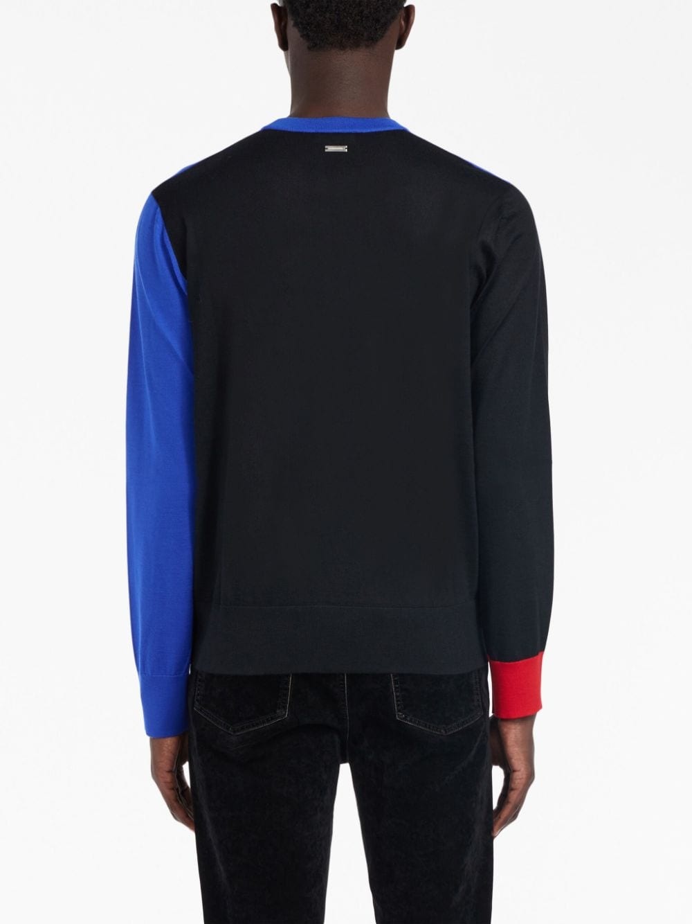 colour-block cashmere jumper - 4