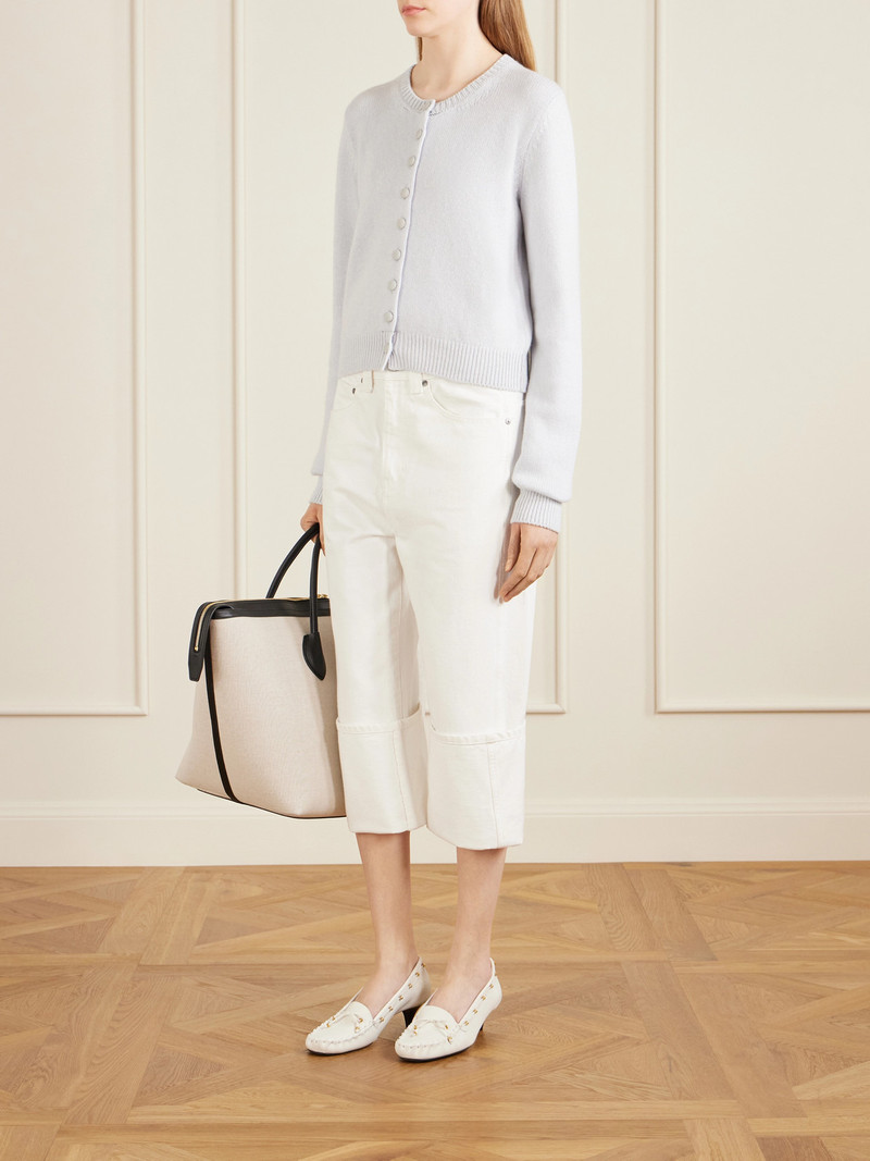 KHAITE Boyle Cropped Low-rise Straight-leg Jeans outlook