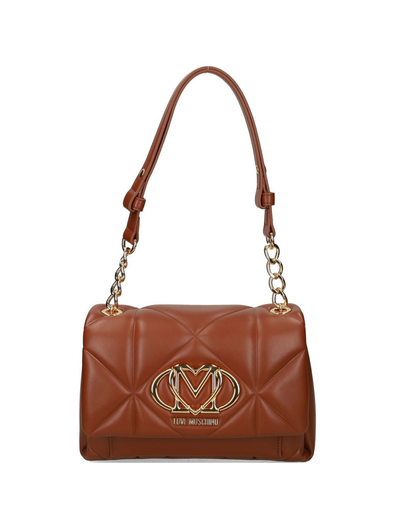 quilted chain-strap cross body bag 1