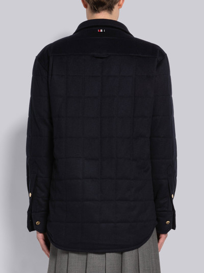 Thom Browne Cashmere Down Shirt Jacket outlook