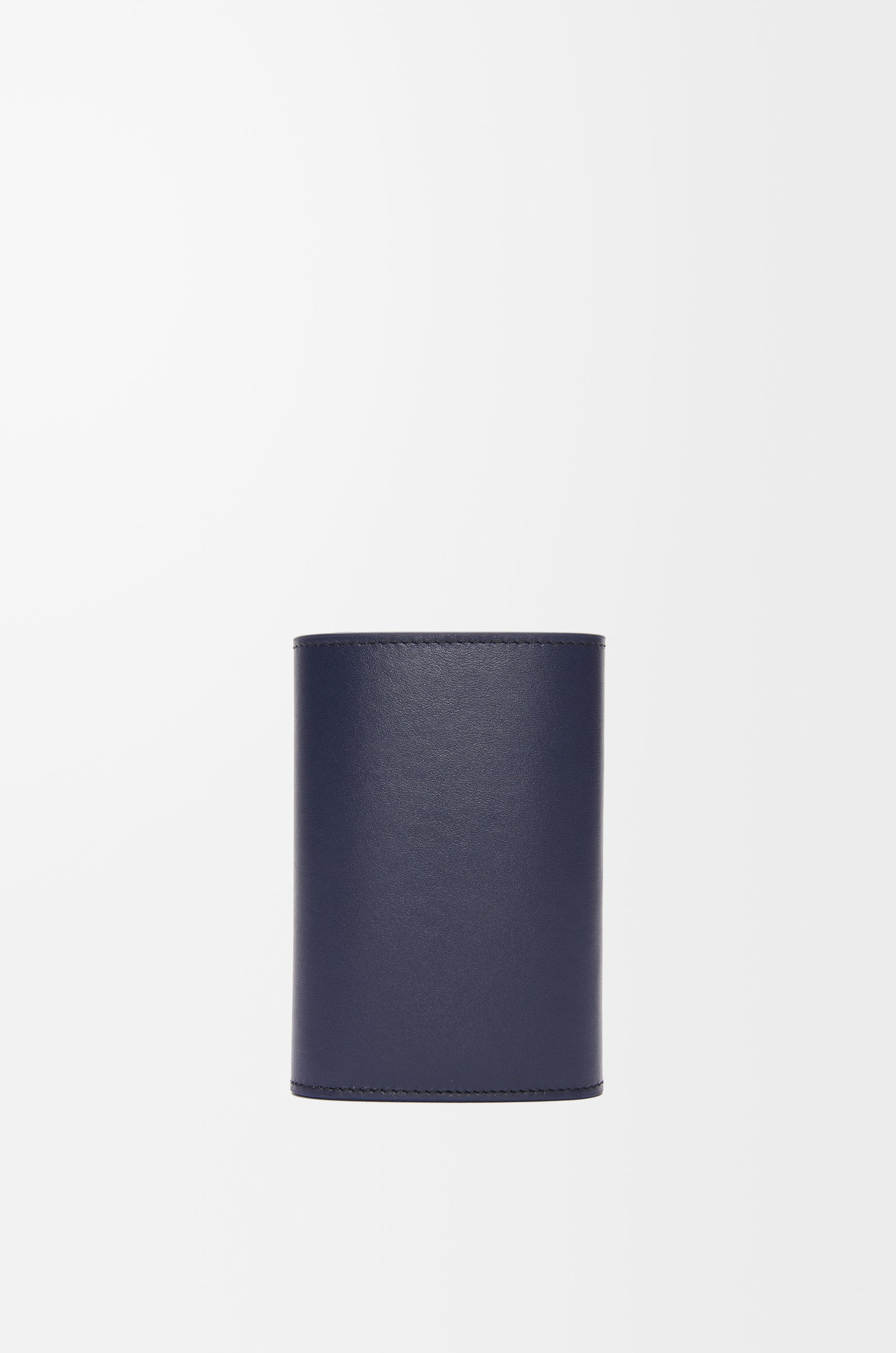 Pebble small vertical wallet in shiny nappa calfskin - 4