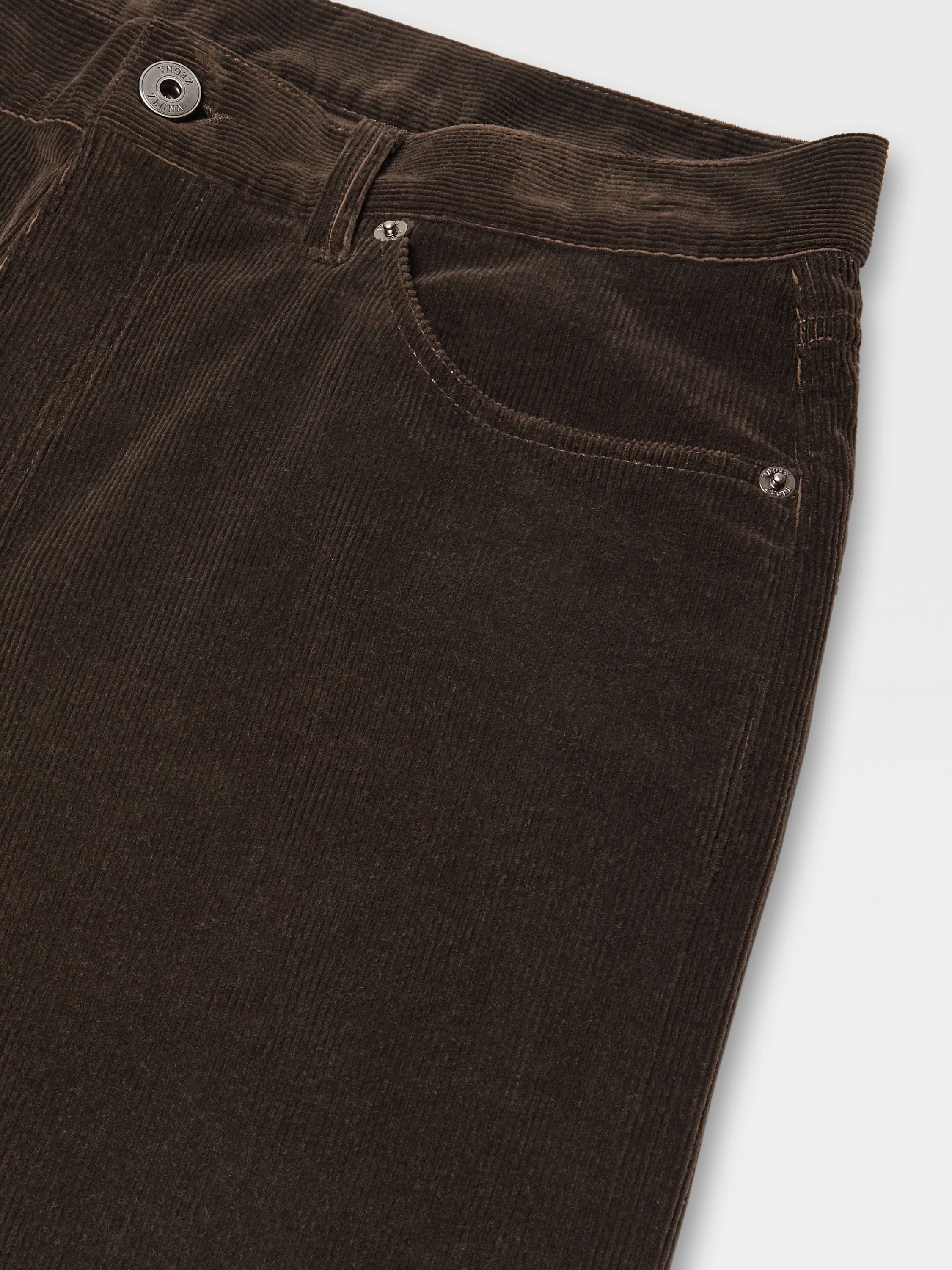DARK BROWN CASHCO ROCCIA PANTS - 3