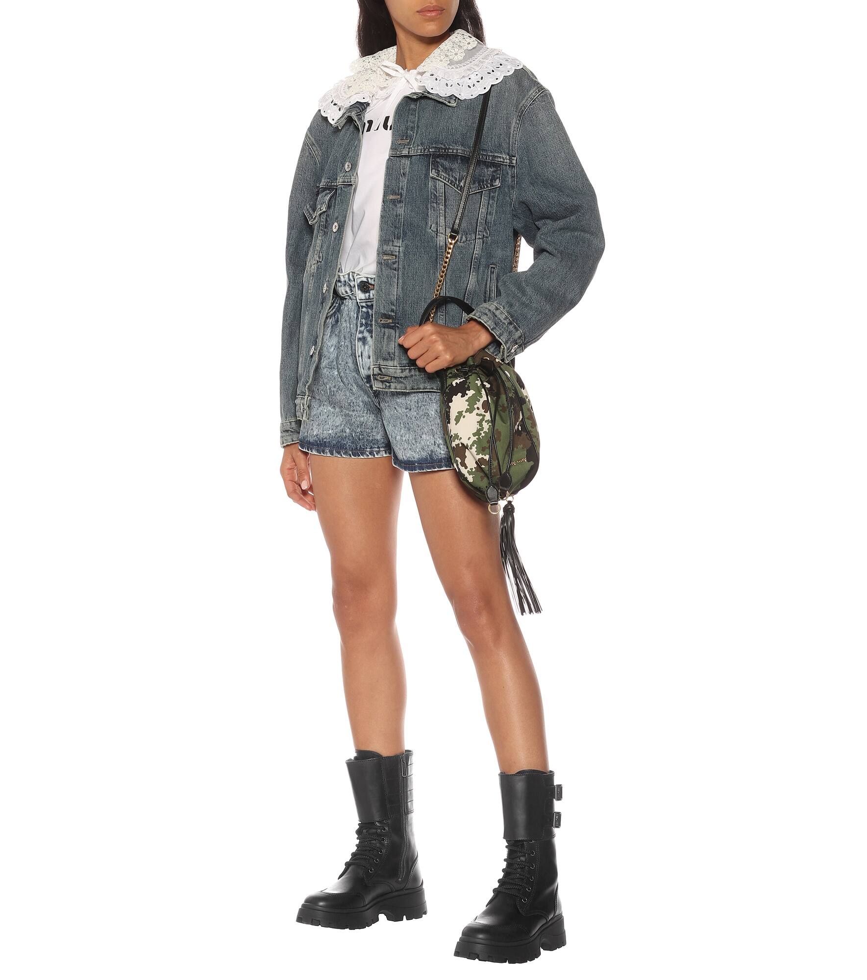 Leather combat boots - 2