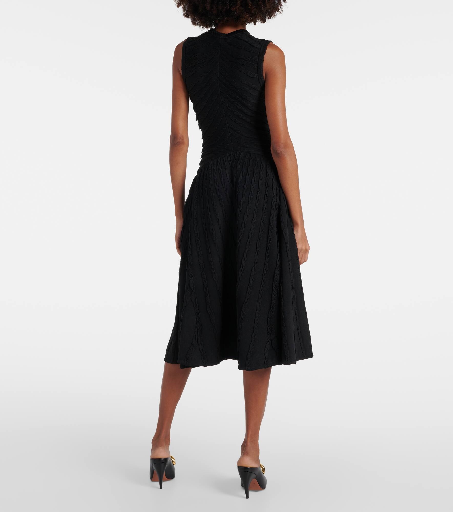Gathered midi dress - 3