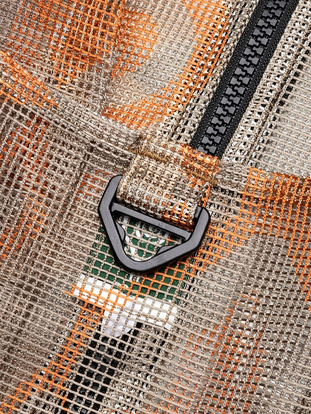 mesh-patterned pocket vest - 4