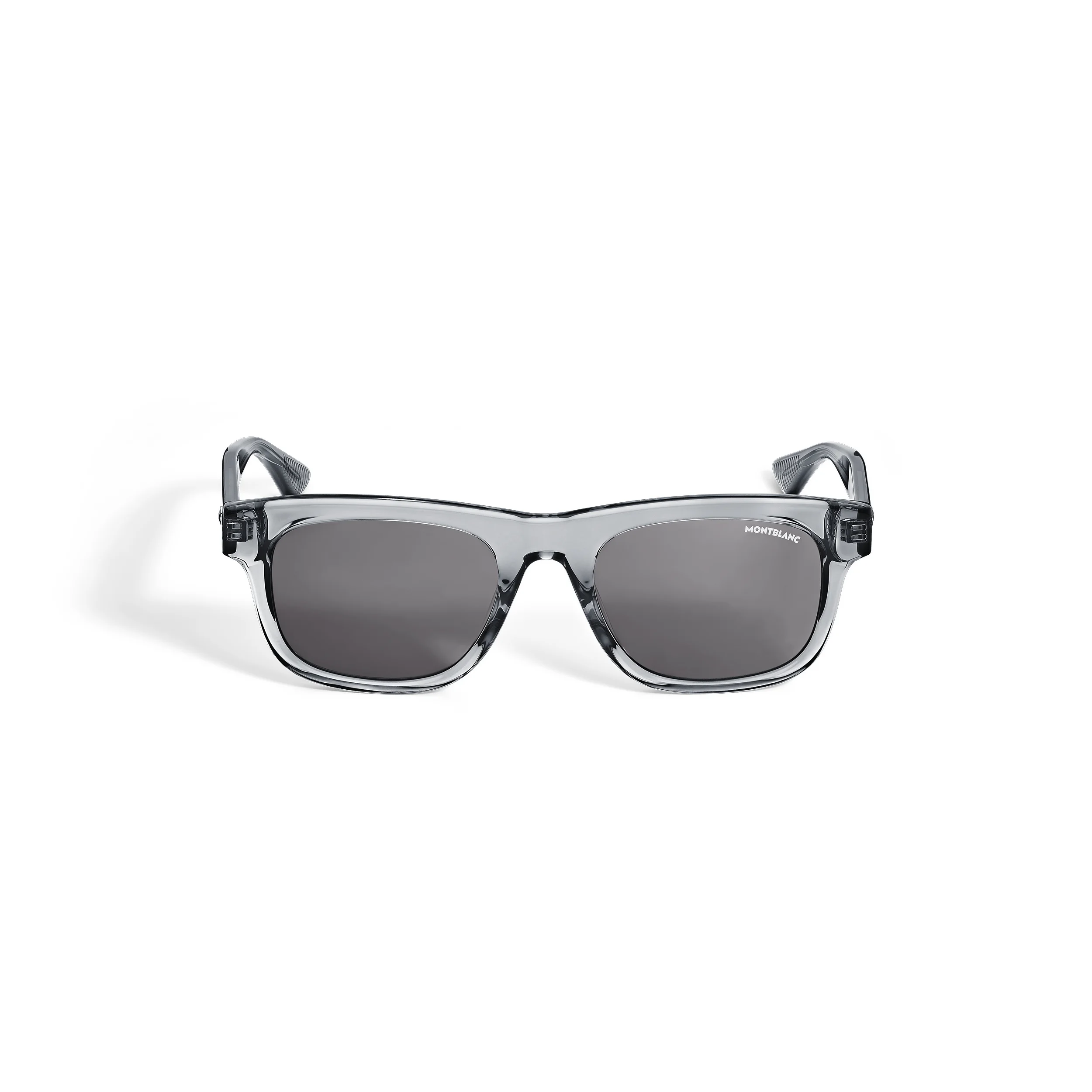 SQUARED SUNGLASSES WITH GREY COLOURED ACETATE FRAME - 1