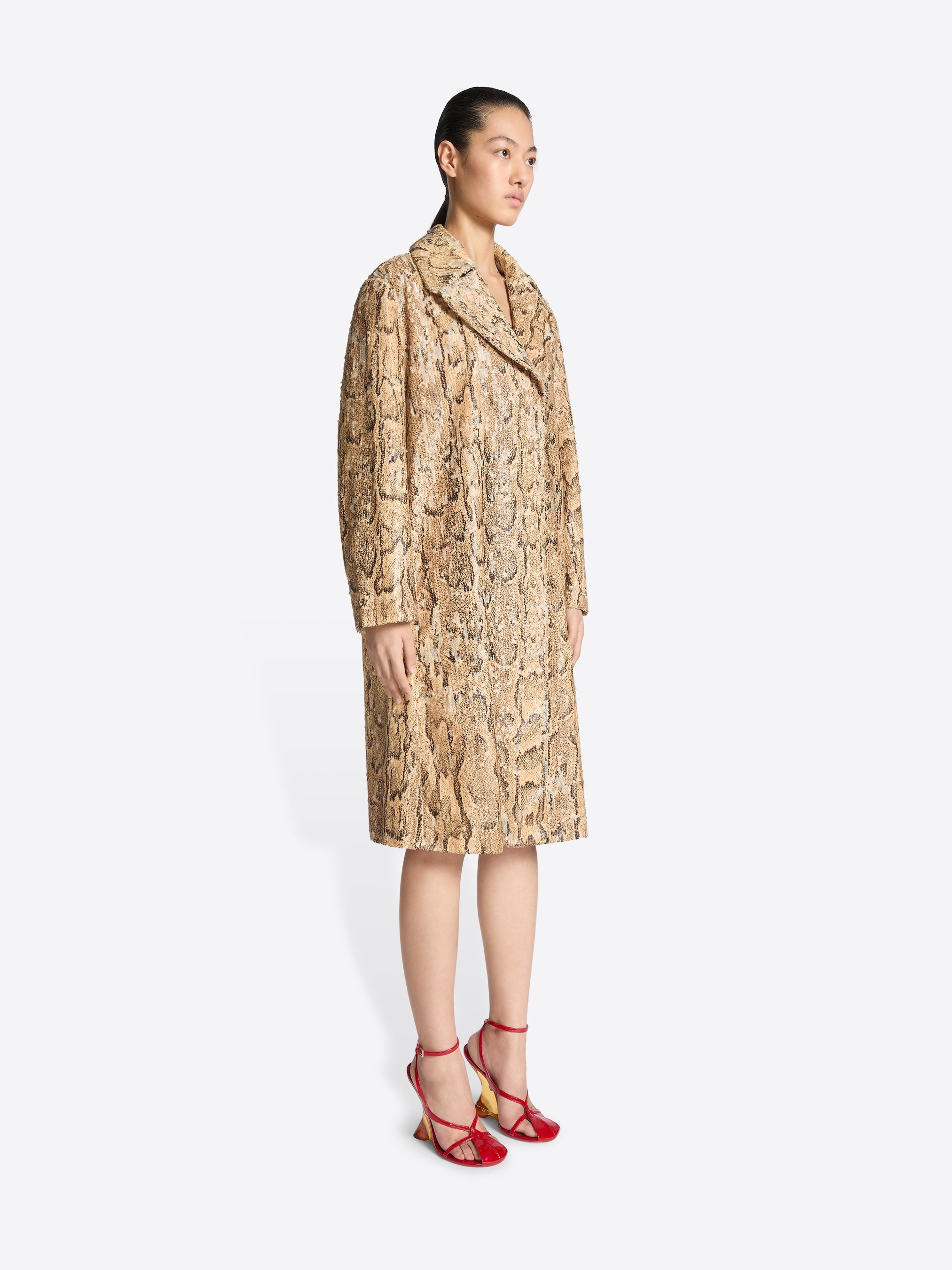 DRIES VAN NOTEN RICCA COAT IN SEQUINNED COTTON【関税送料込】 Dries Van Noten EMBELLISHED COAT | REVERSIBLE