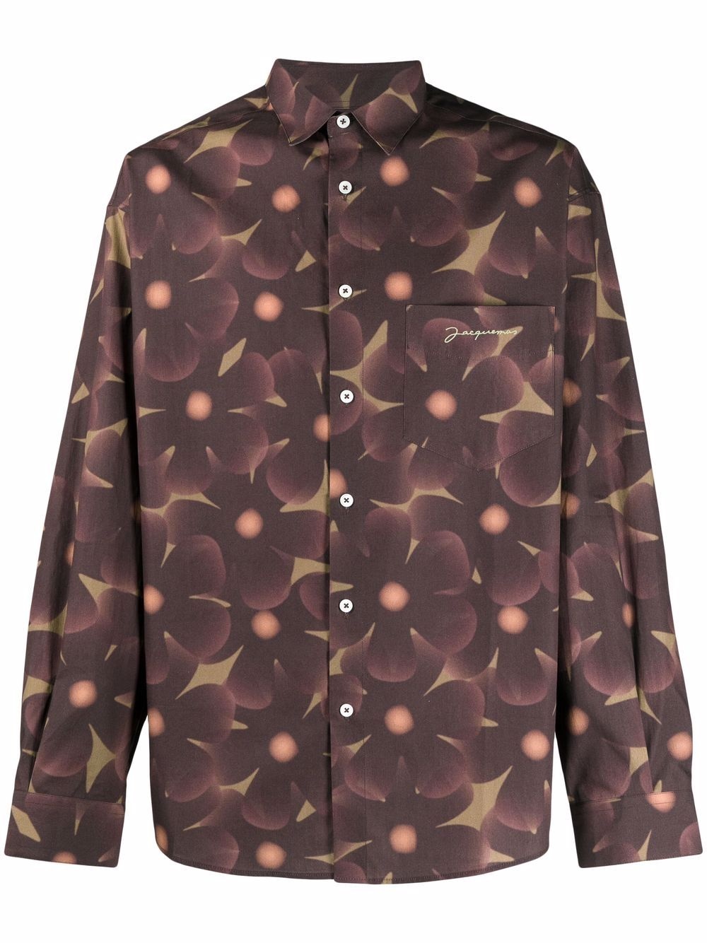 Simon floral-print shirt - 1