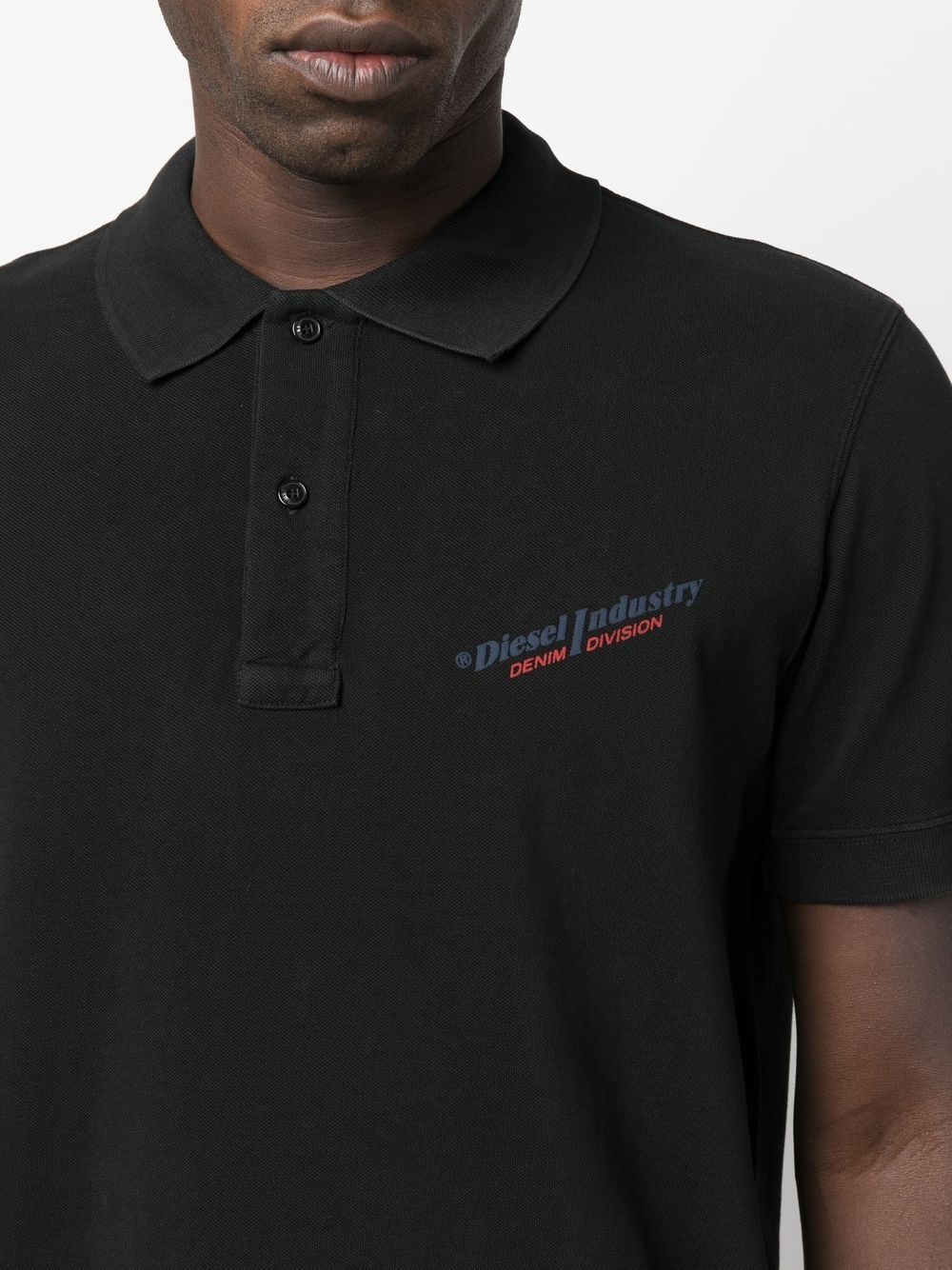 logo-print short-sleeved polo shirt - 5