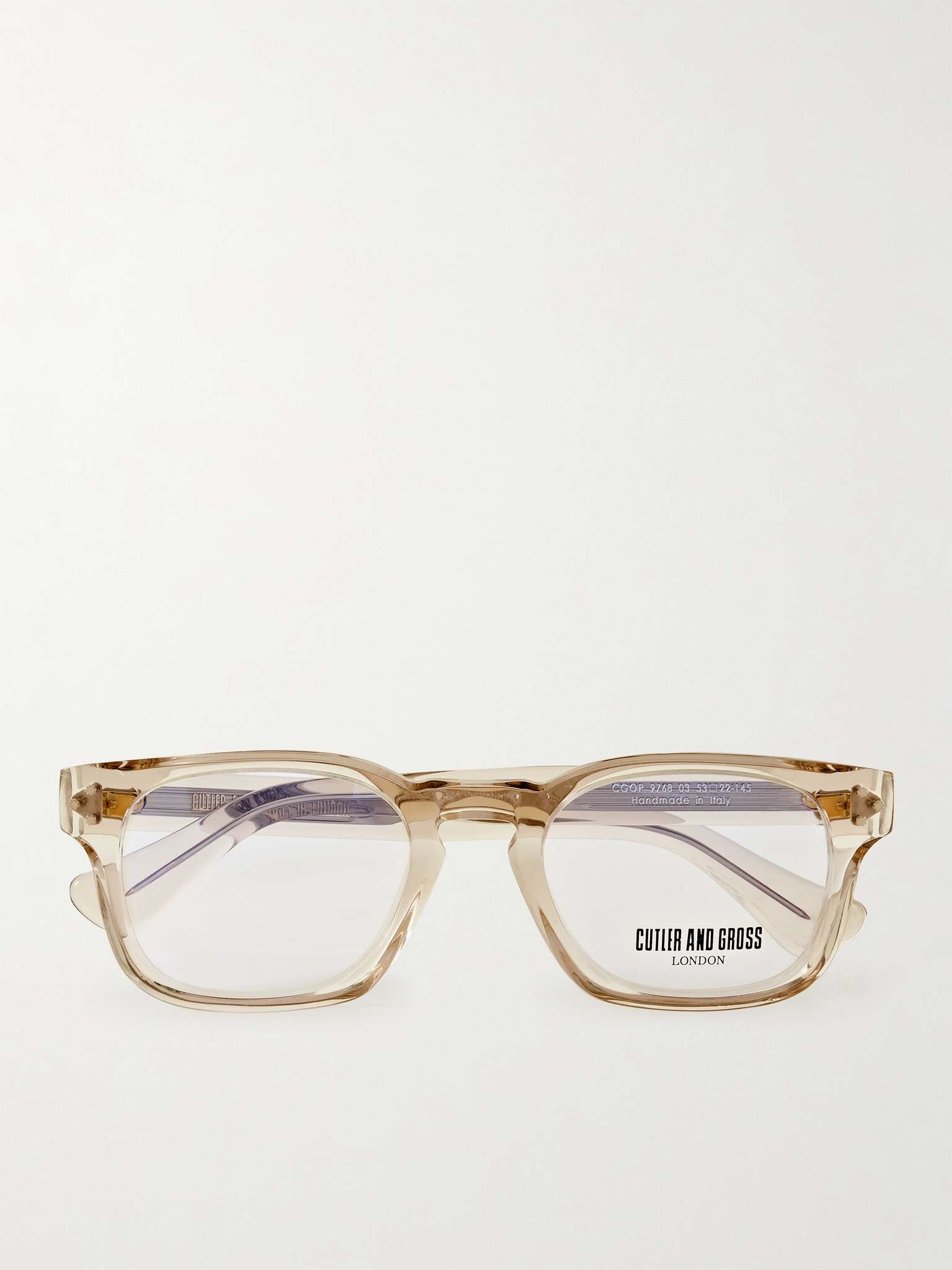 Square-Frame Tortoiseshell Acetate Sunglasses - 1