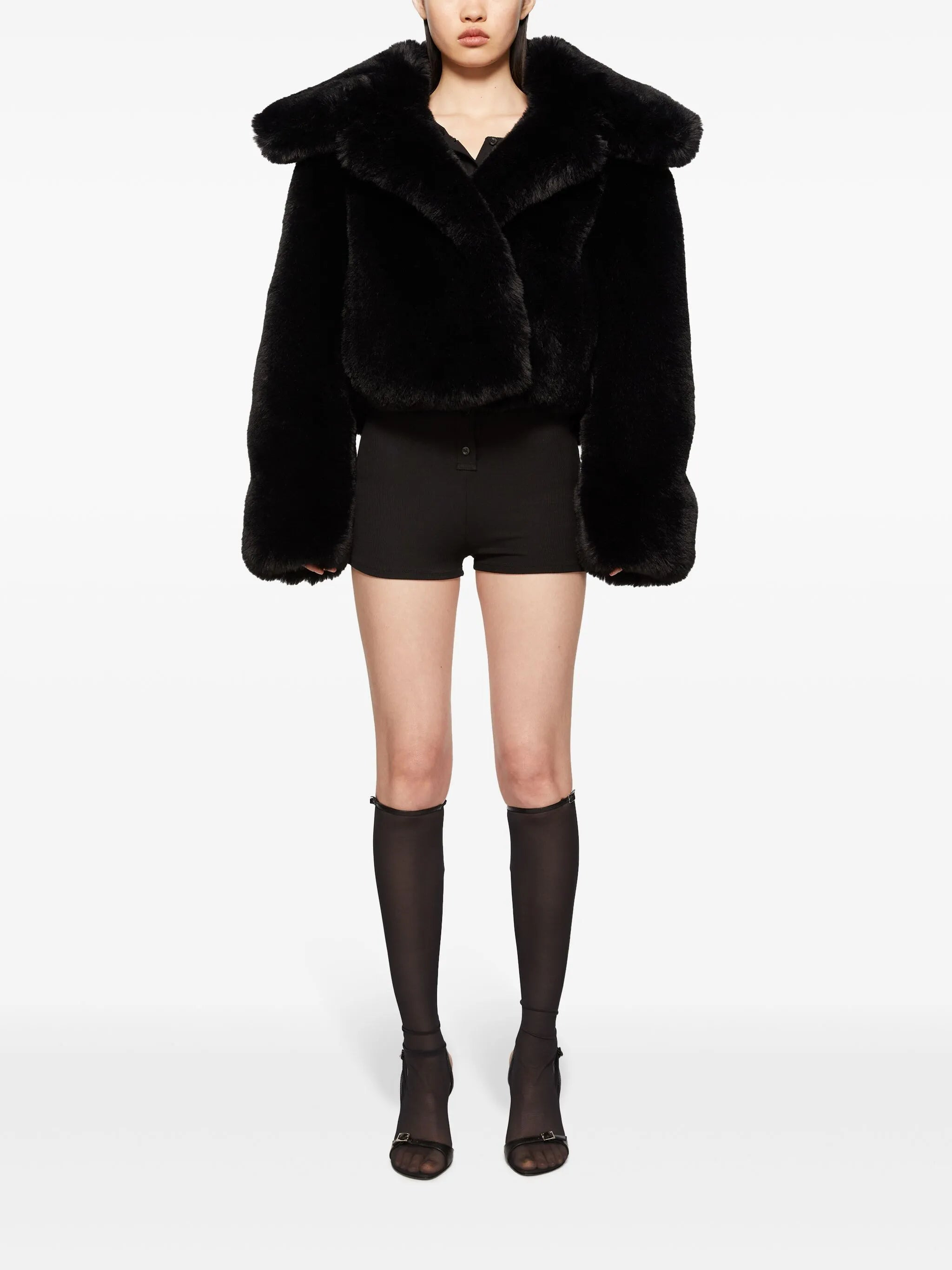 faux-fur jacket - 3