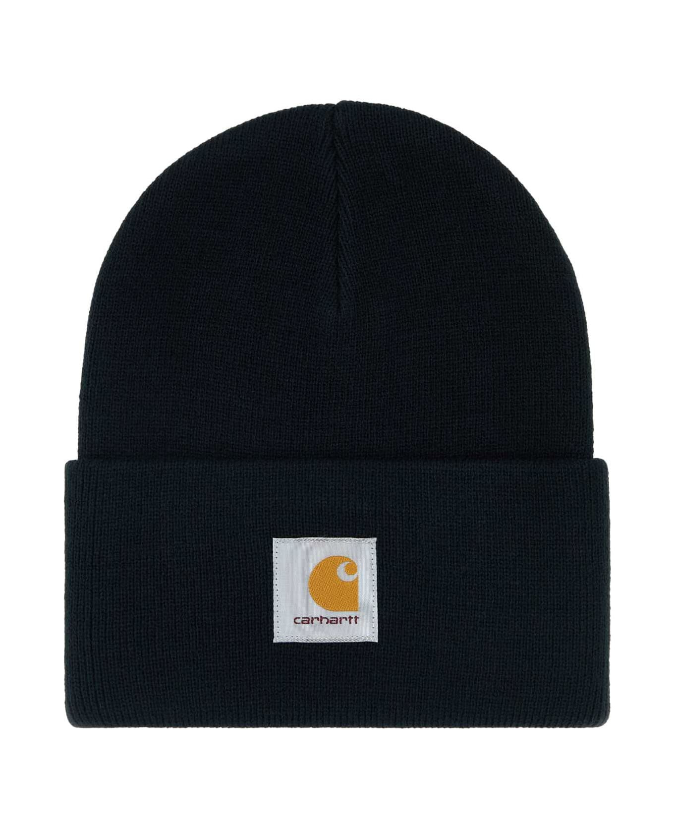 Midnight Blue Acrylic Watch Hat - 1