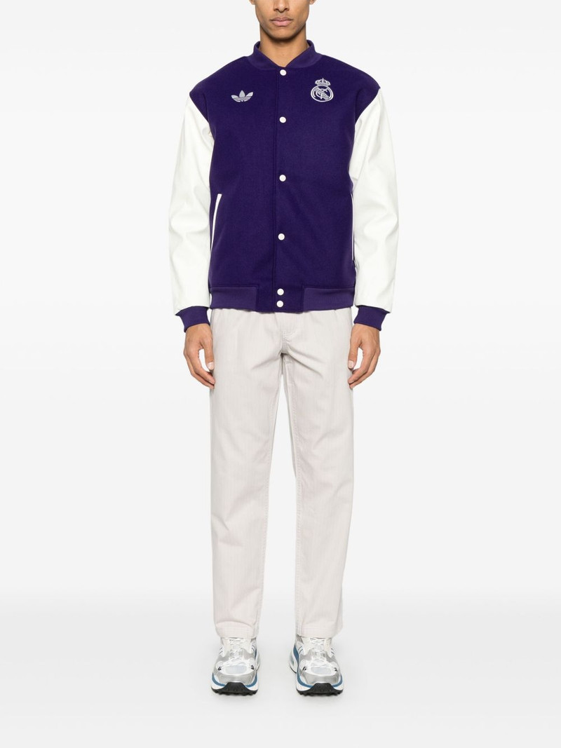 adidas Trefoil-embroidered bomber jacket outlook