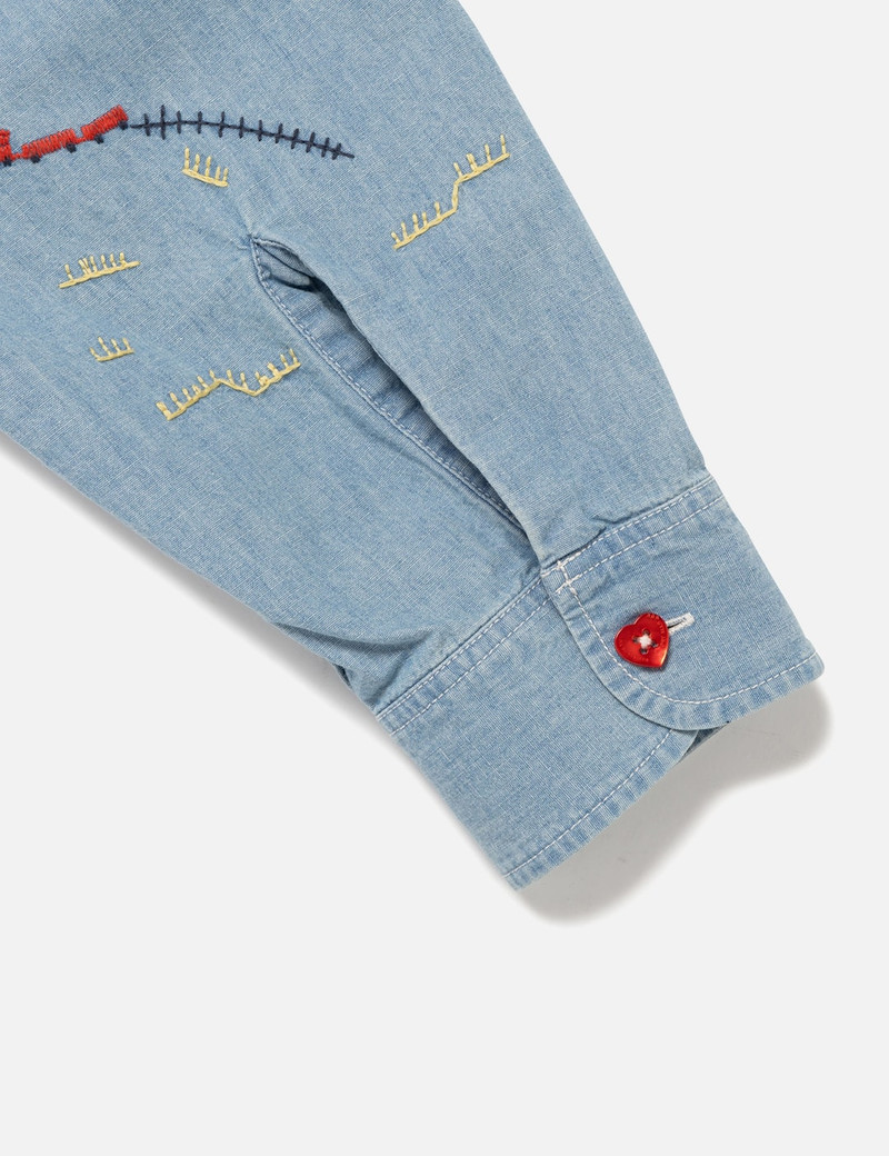 Human Made EMBROIDERED CHAMBRAY SHIRT outlook