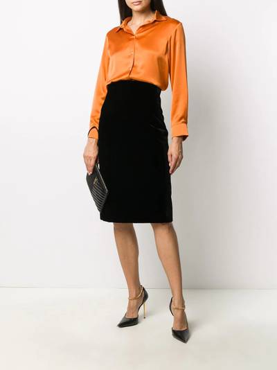 SAINT LAURENT high-rise pencil skirt outlook