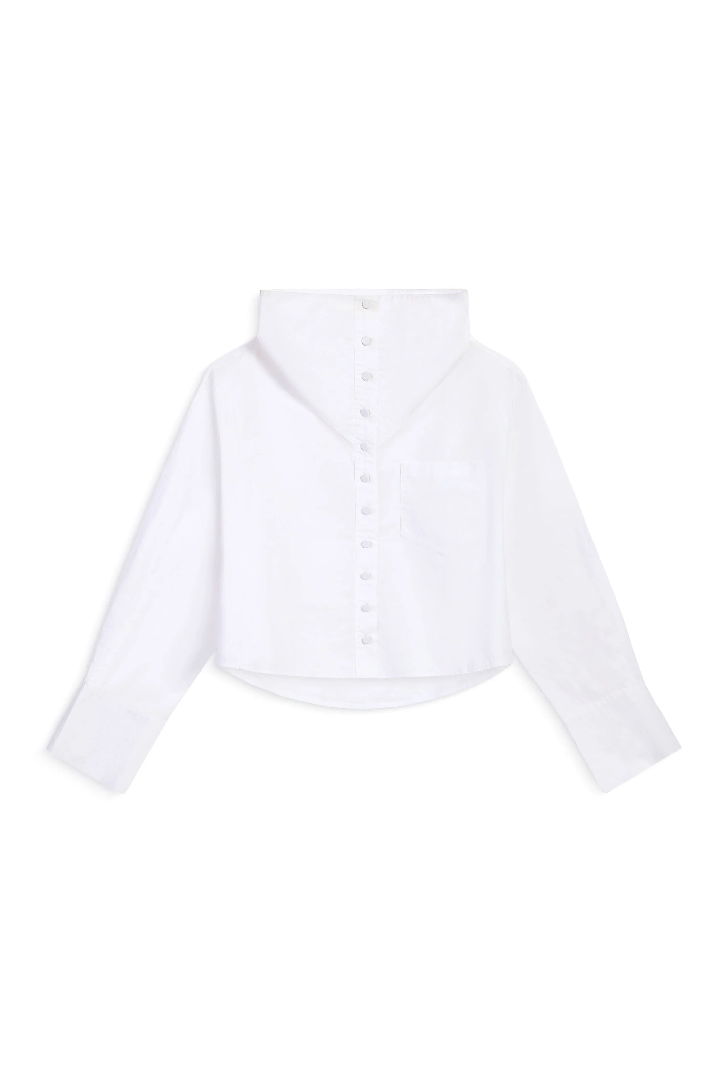 BIANCA FUNNEL NECK BLOUSE - 1