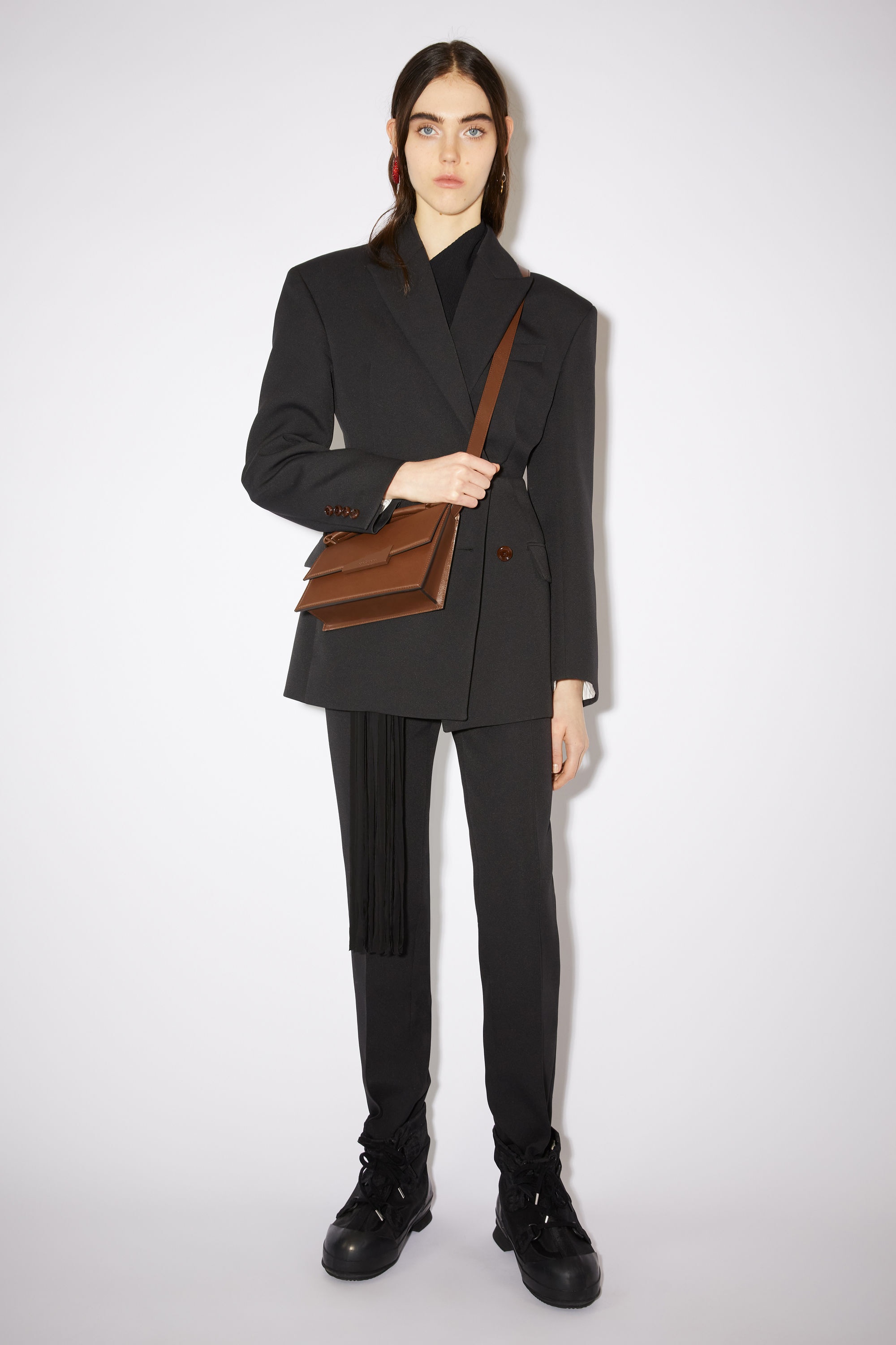 Distortion mini bag - Chocolate brown - 4