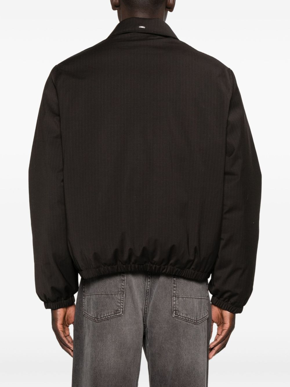 Churchill pinstriped puffer jacket - 4