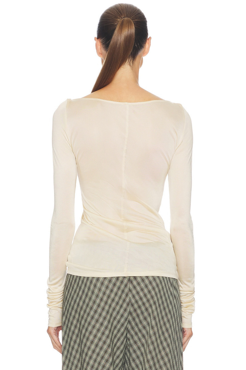 HELSA Slinky Jersey Off The Shoulder Top outlook