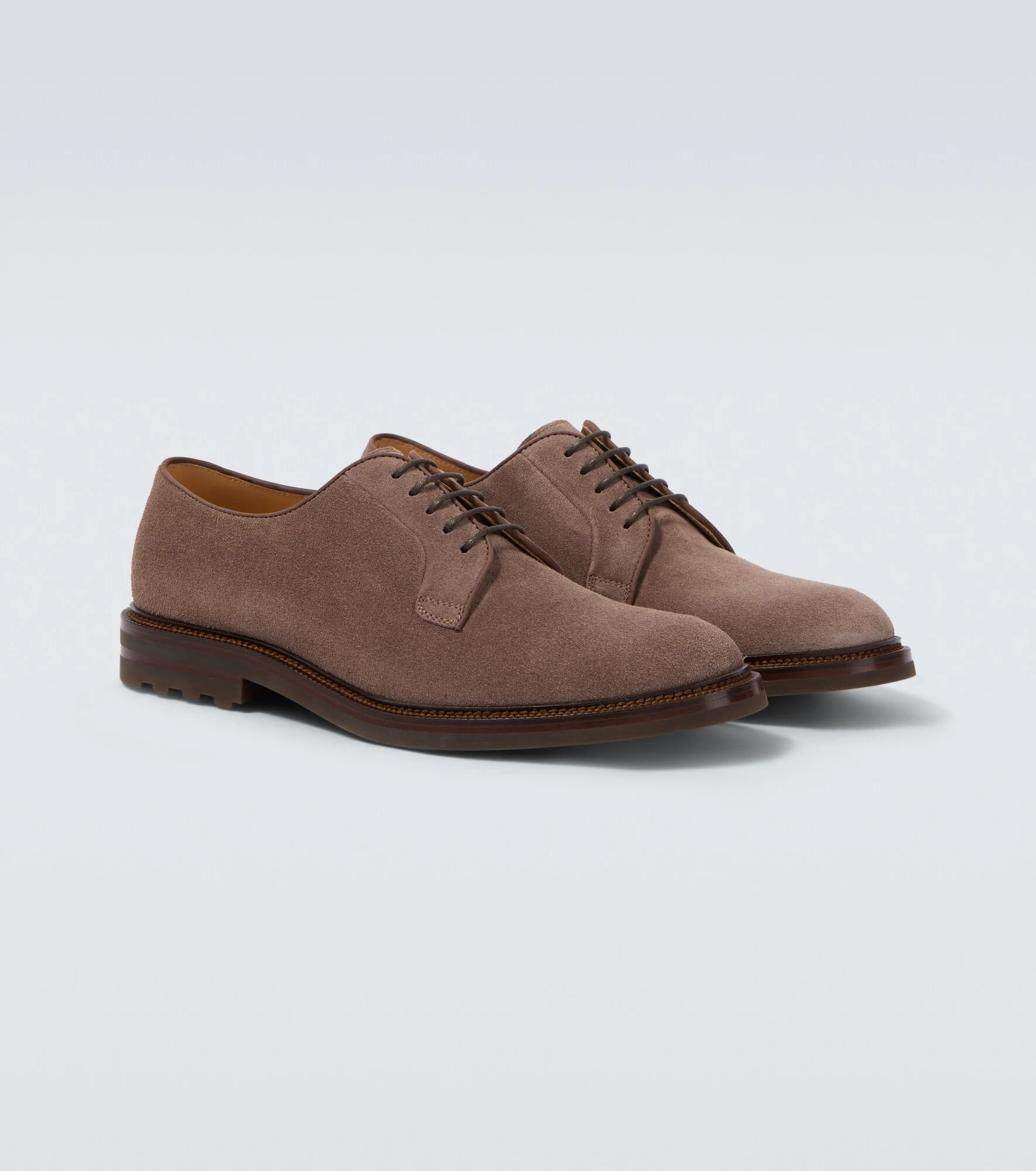 Suede Derby shoes - 1