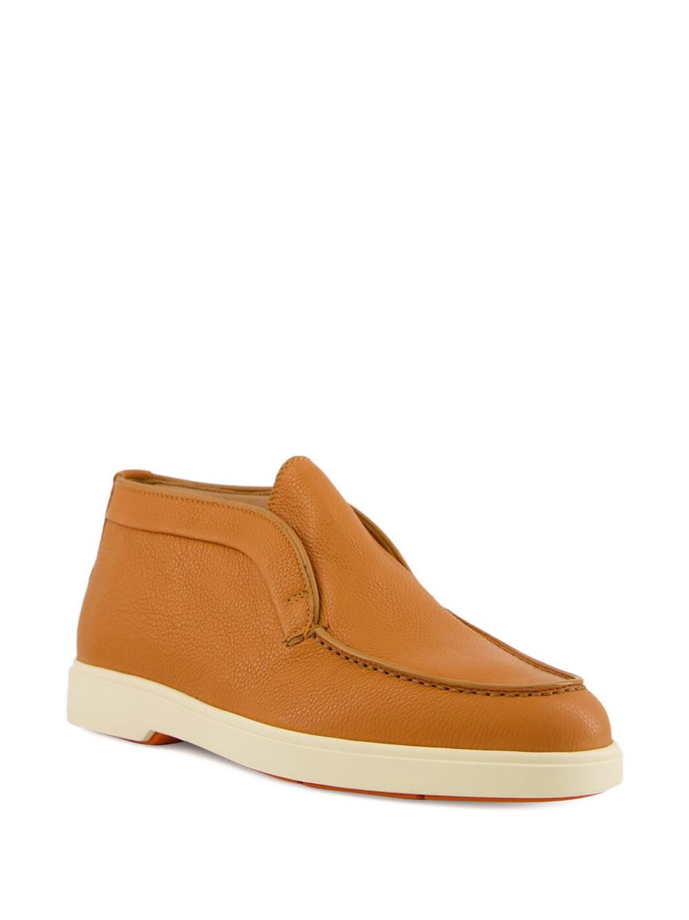 leather slip-on boots - 2