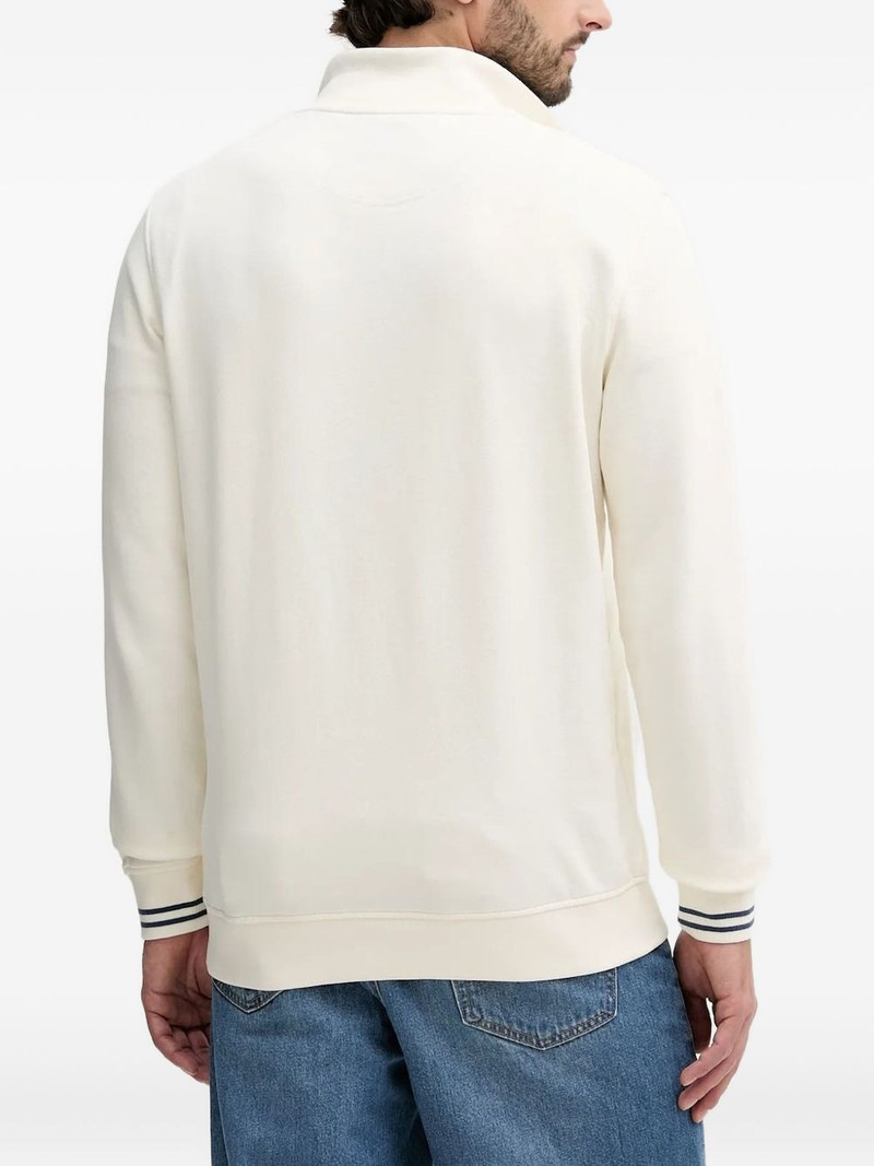 Barbour half-zip high-neck sweatshirt outlook