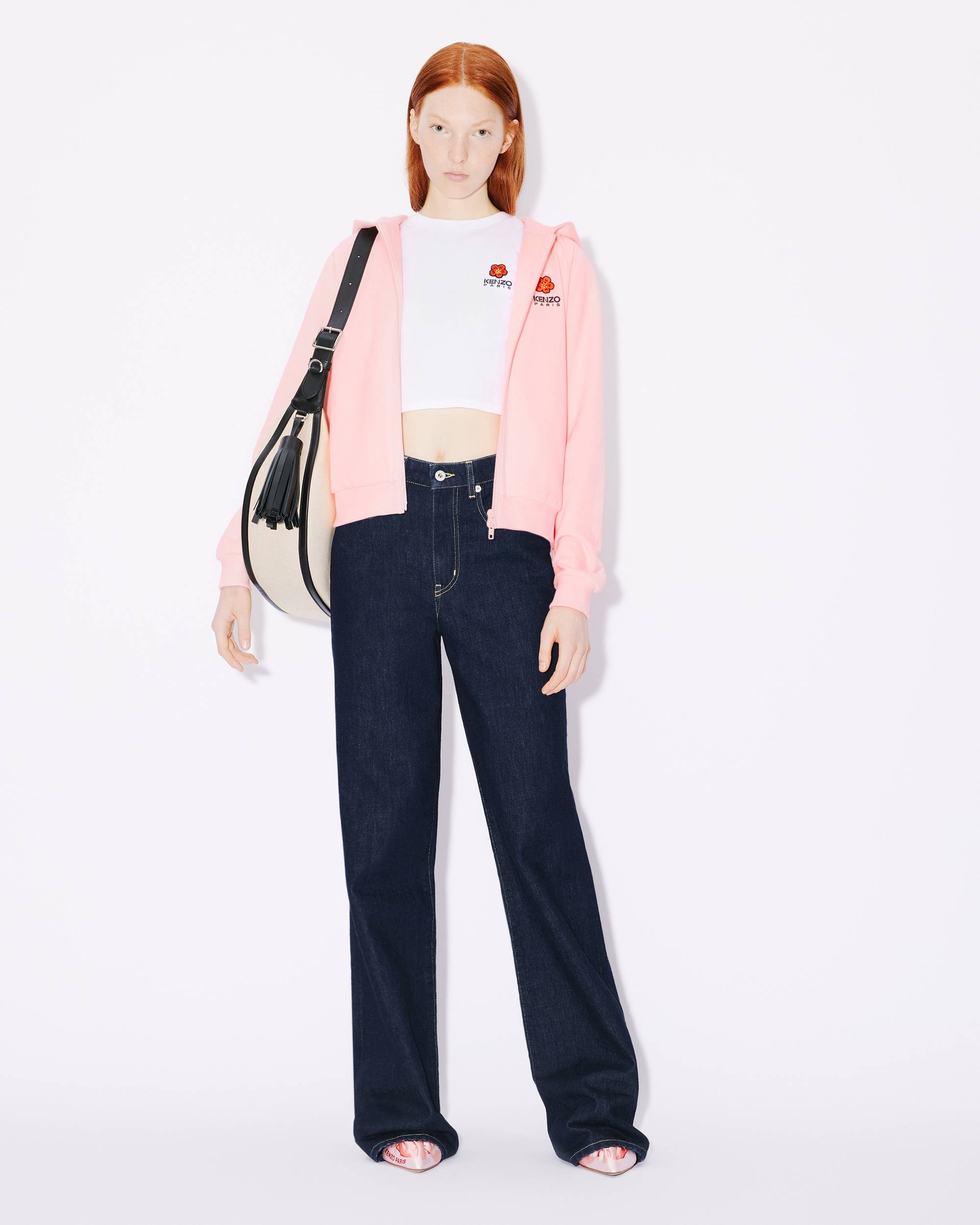 'Boke Flower Crest' micro-embroidered T-shirt - 5