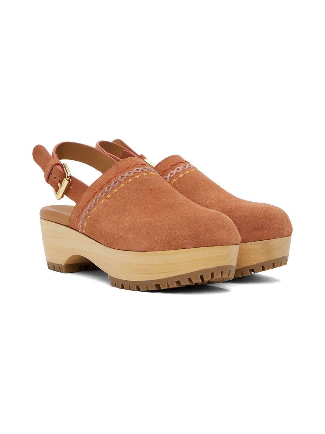 Orange Pheebe Clogs - 4