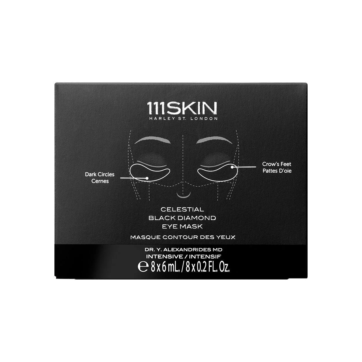 Celestial Black Diamond Eye Mask - 1