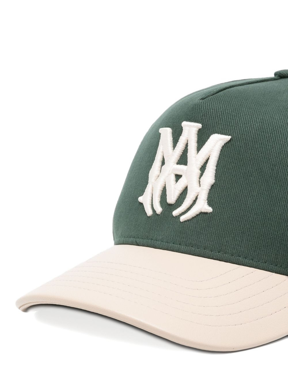 logo-embroidered two-tone baseball cap - 3