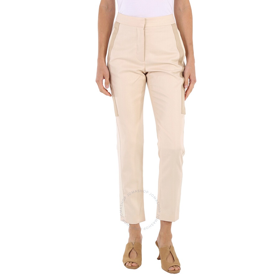 Burberry Ladies Buttermilk Tailored Trousers - 3